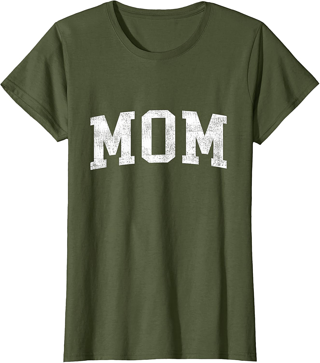  Vintage MOM Graphic T-Shirt Distressed Varsity Unisex Tee