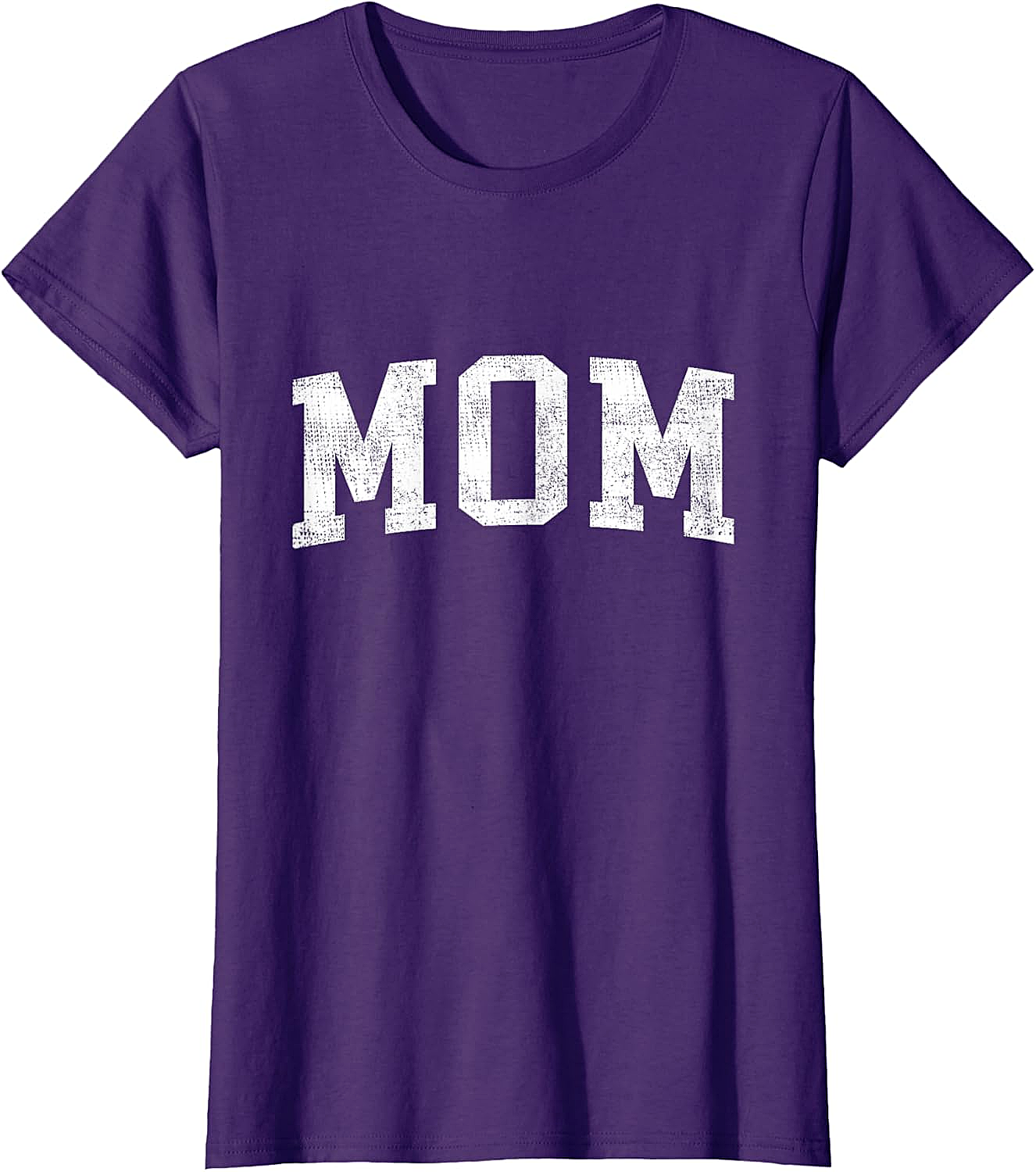  Vintage MOM Graphic T-Shirt Distressed Varsity Unisex Tee