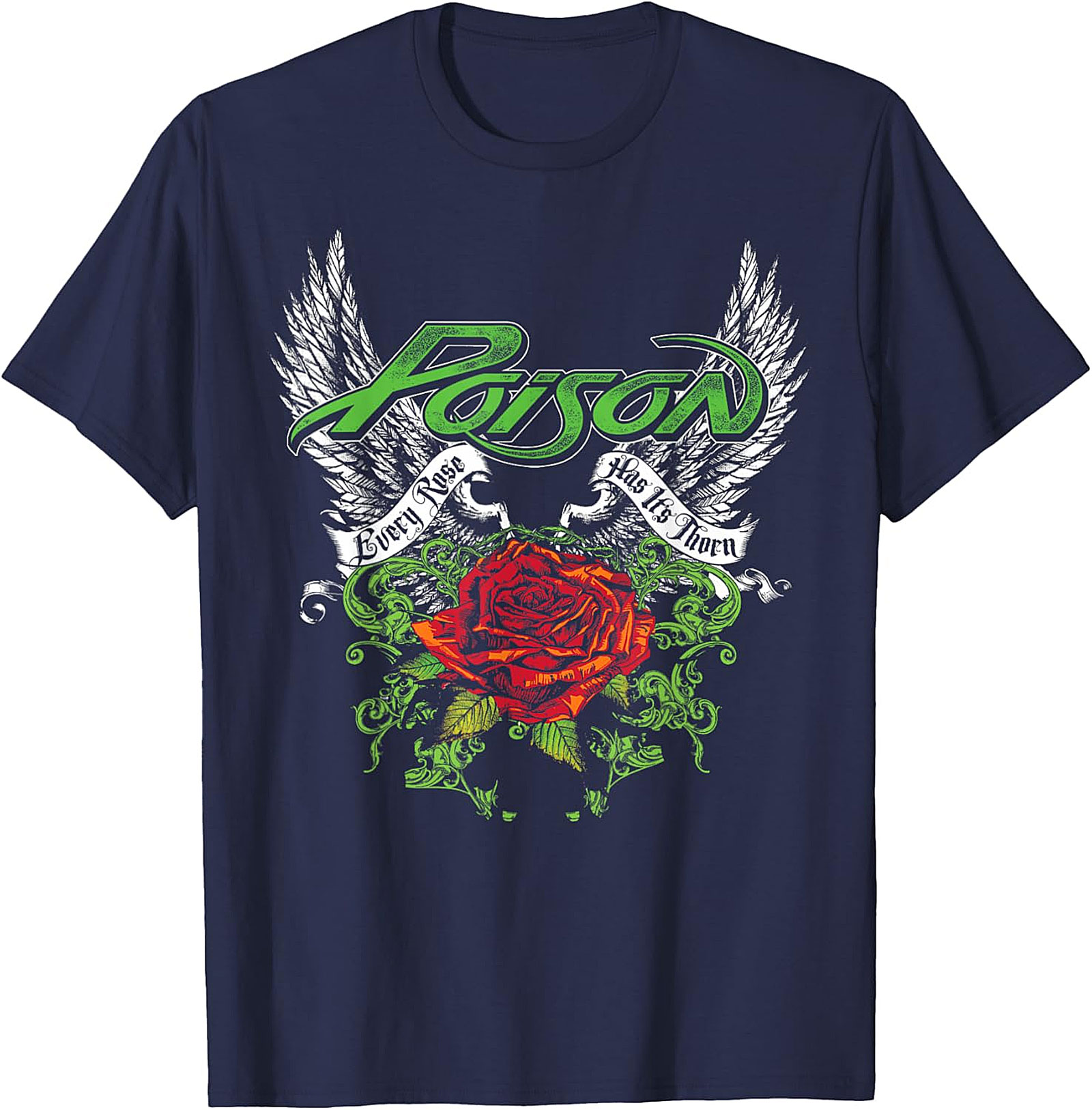 Vintage Glam Rock Mom T-Shirt – Thorns & Wings Graphic Tee | Cool Mother’s Day Gift for Music Lover Moms