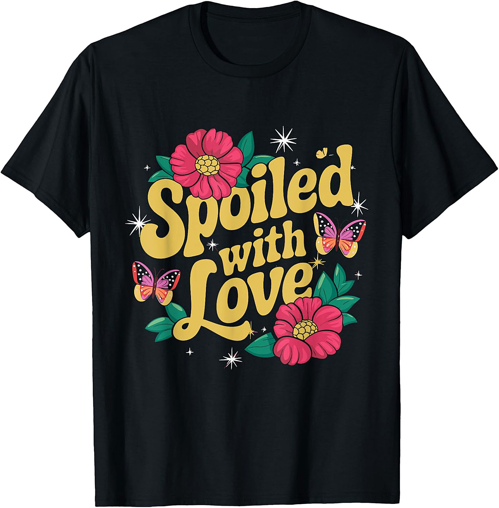 Spoiled with Love T-shirt | Retro Floral Graphic Tee