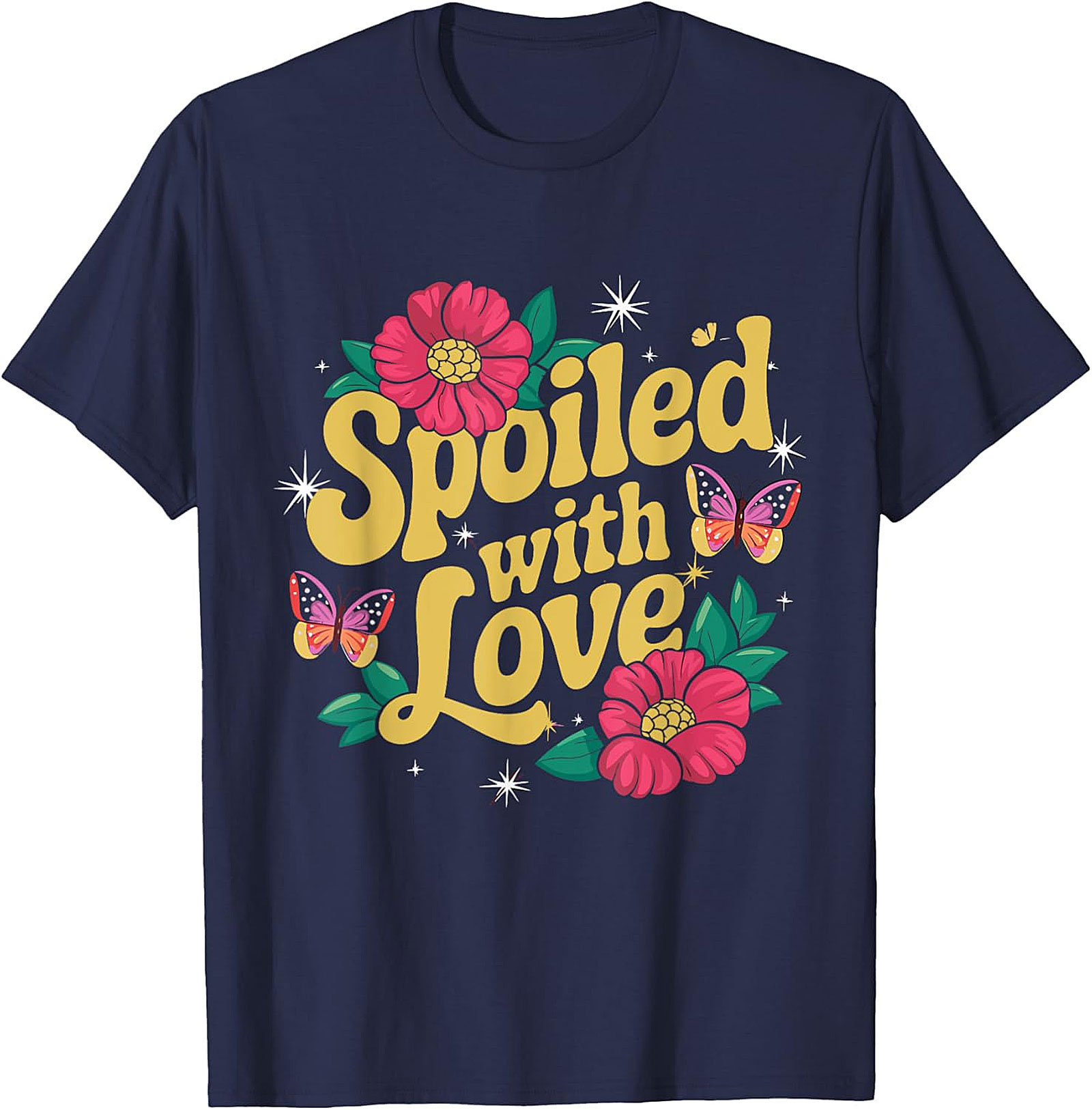 Spoiled with Love T-shirt | Retro Floral Graphic Tee