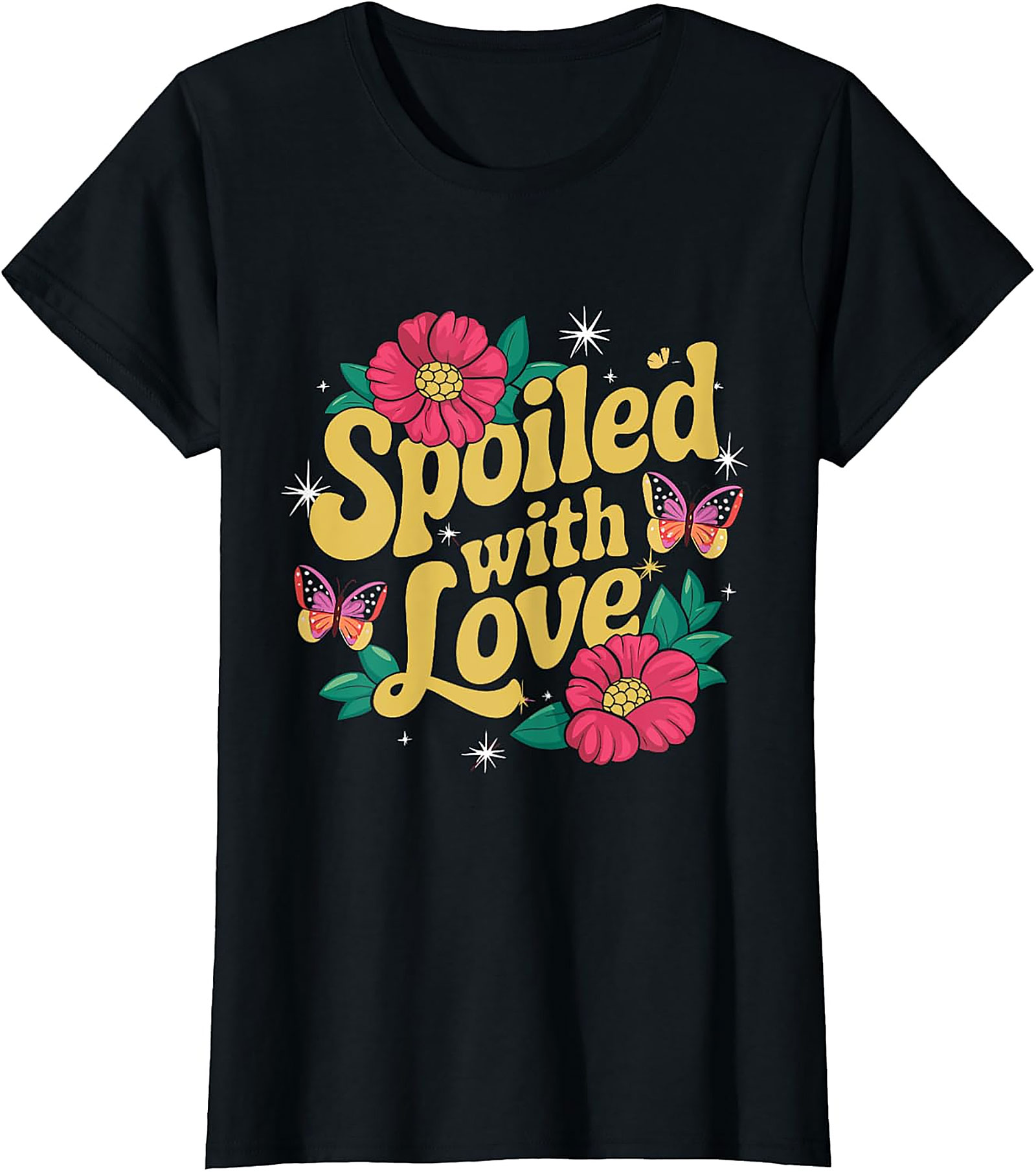 Spoiled with Love T-shirt | Retro Floral Graphic Tee