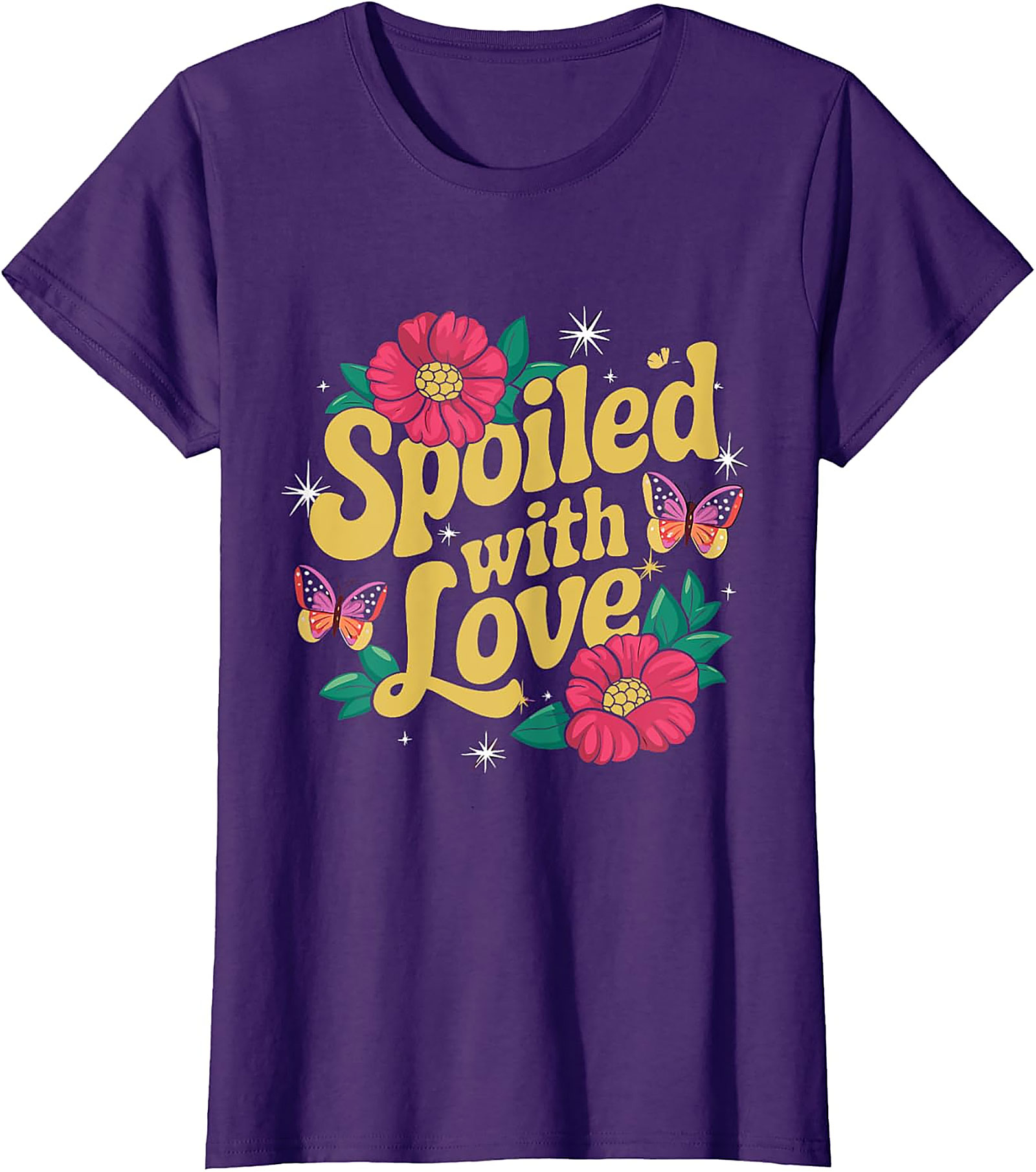 Spoiled with Love T-shirt | Retro Floral Graphic Tee