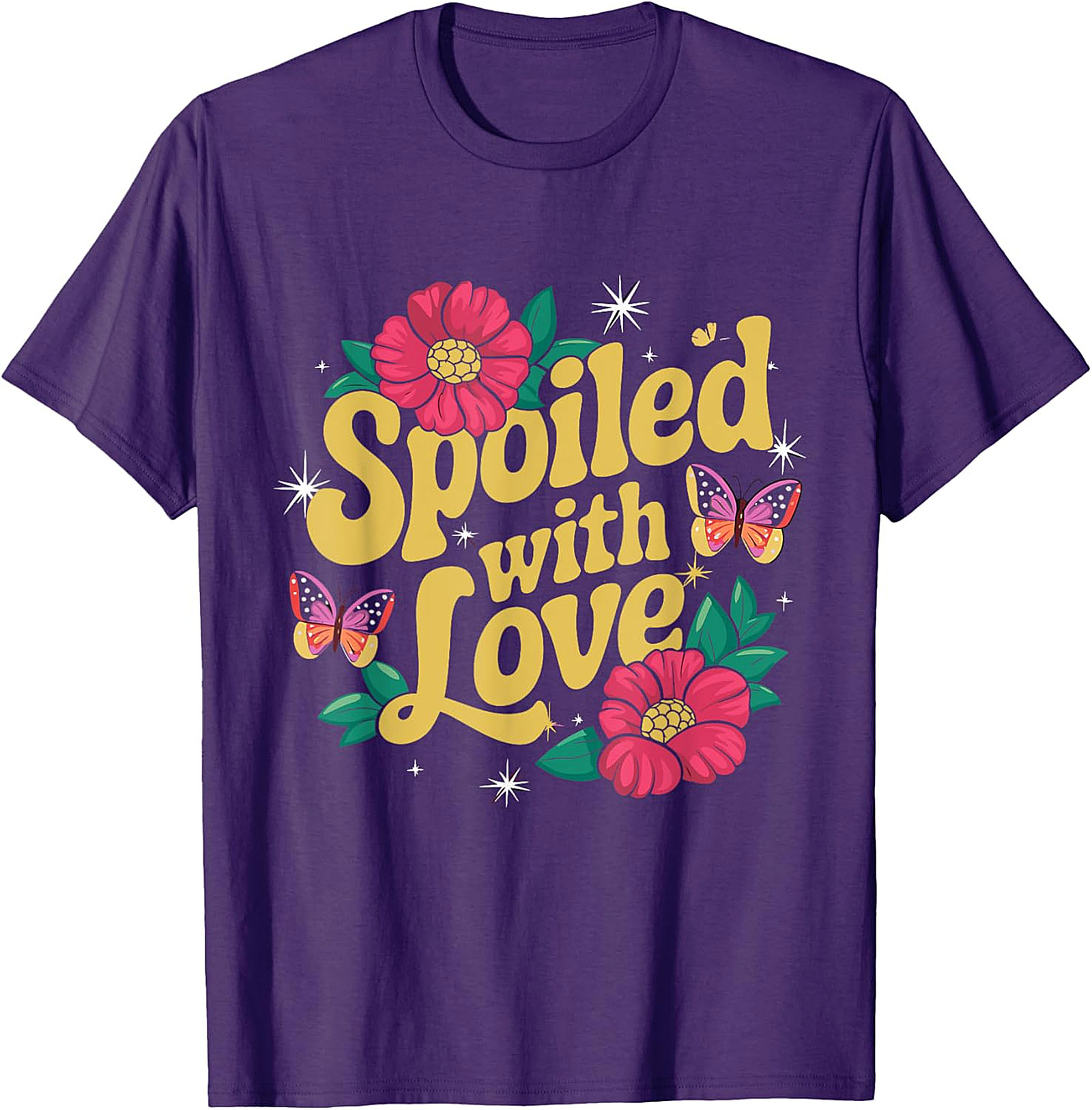 Spoiled with Love T-shirt | Retro Floral Graphic Tee