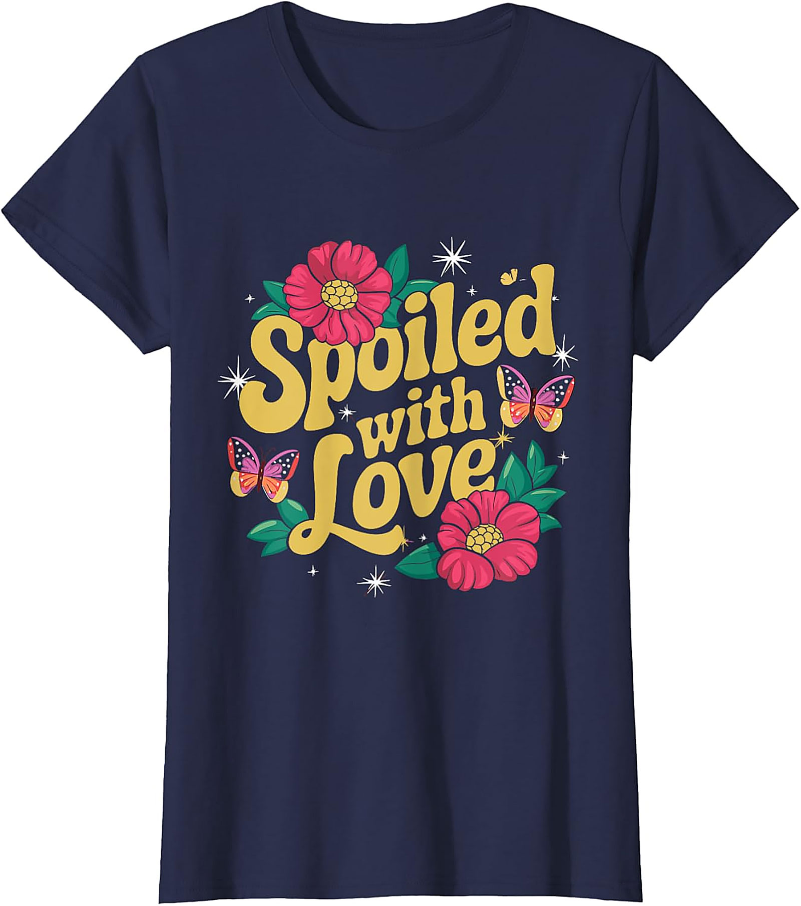 Spoiled with Love T-shirt | Retro Floral Graphic Tee
