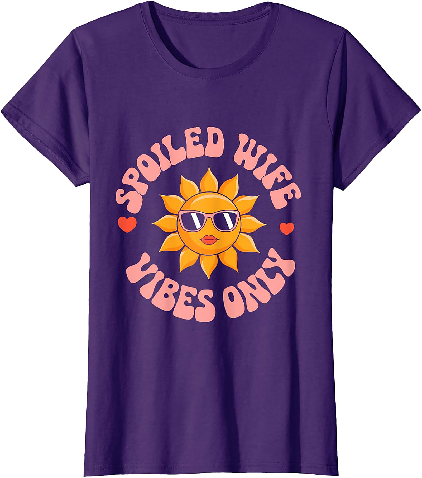 Spoiled Wife Vibes Only T-Shirt | Funny Retro Graphic Tee