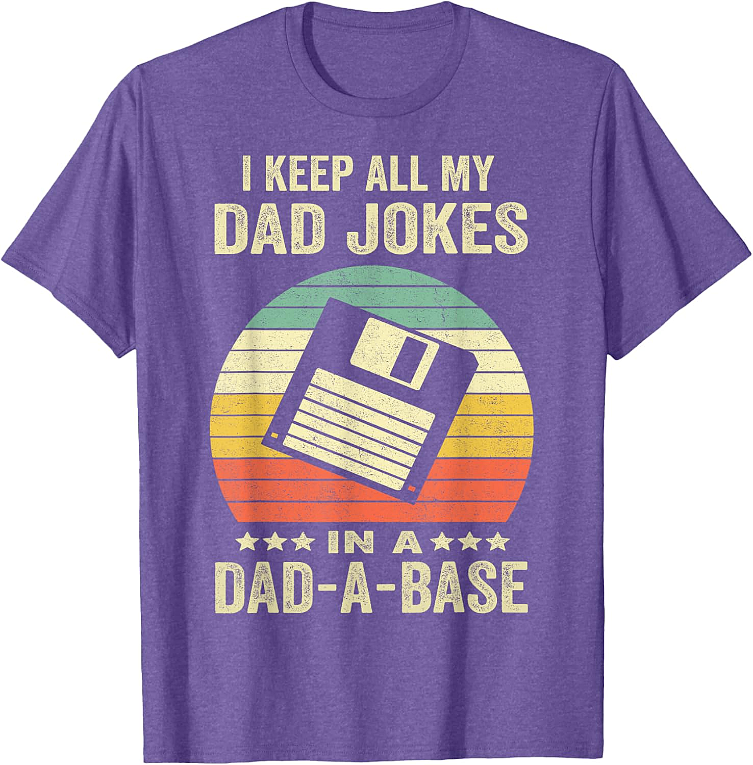  Dad-A-Base Retro T-Shirt  Funny Dad Joke Graphic Tee