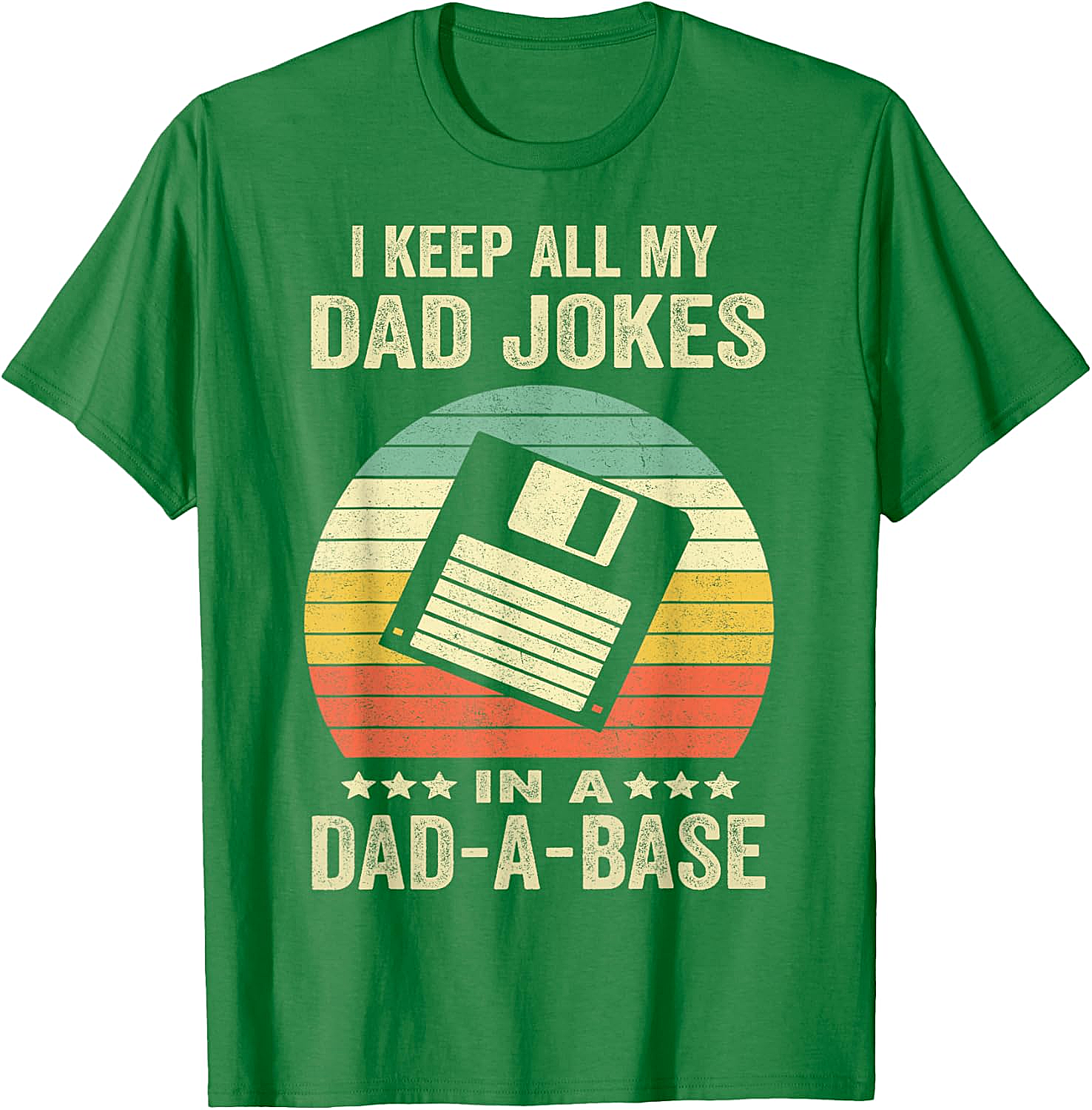  Dad-A-Base Retro T-Shirt  Funny Dad Joke Graphic Tee