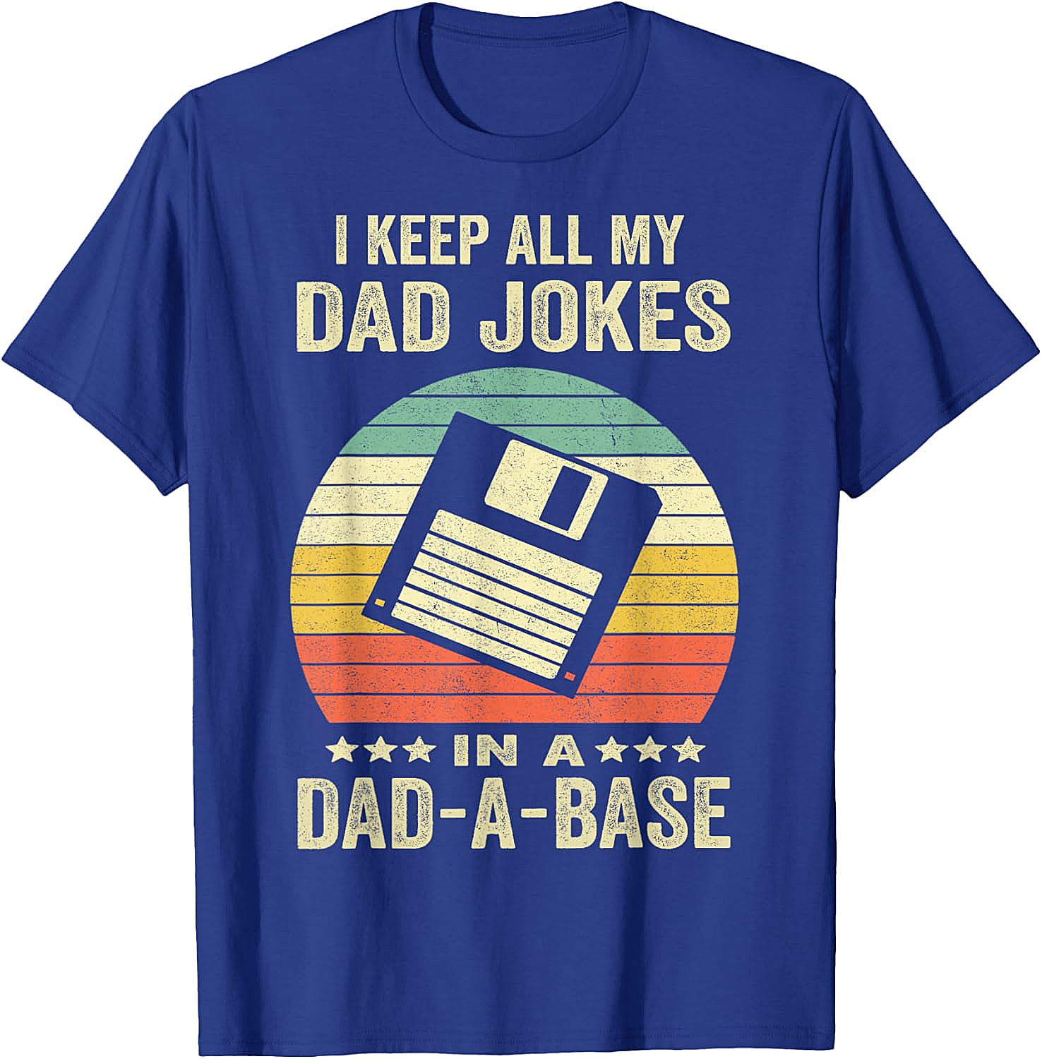  Dad-A-Base Retro T-Shirt  Funny Dad Joke Graphic Tee