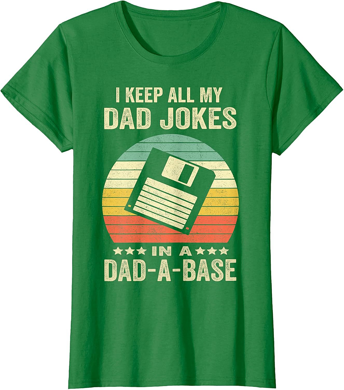  Dad-A-Base Retro T-Shirt  Funny Dad Joke Graphic Tee