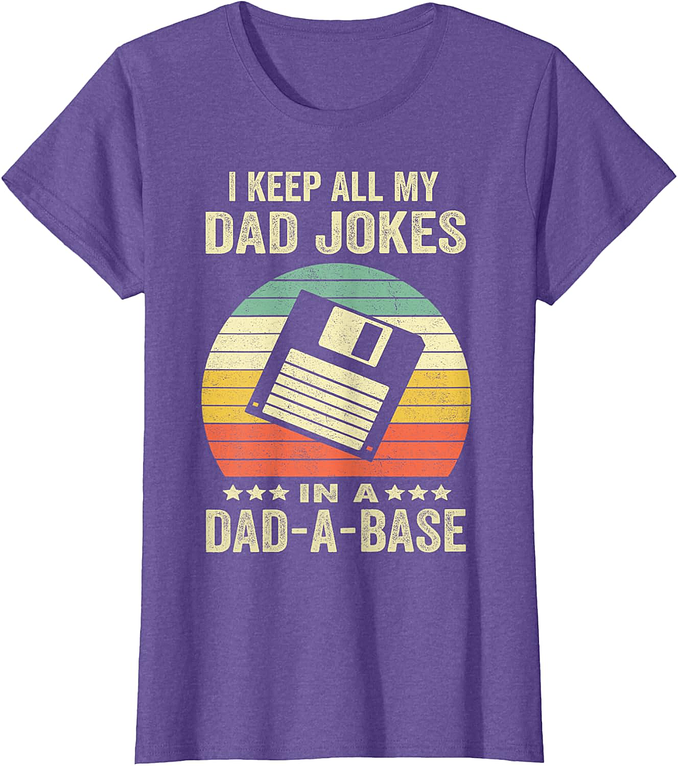  Dad-A-Base Retro T-Shirt  Funny Dad Joke Graphic Tee