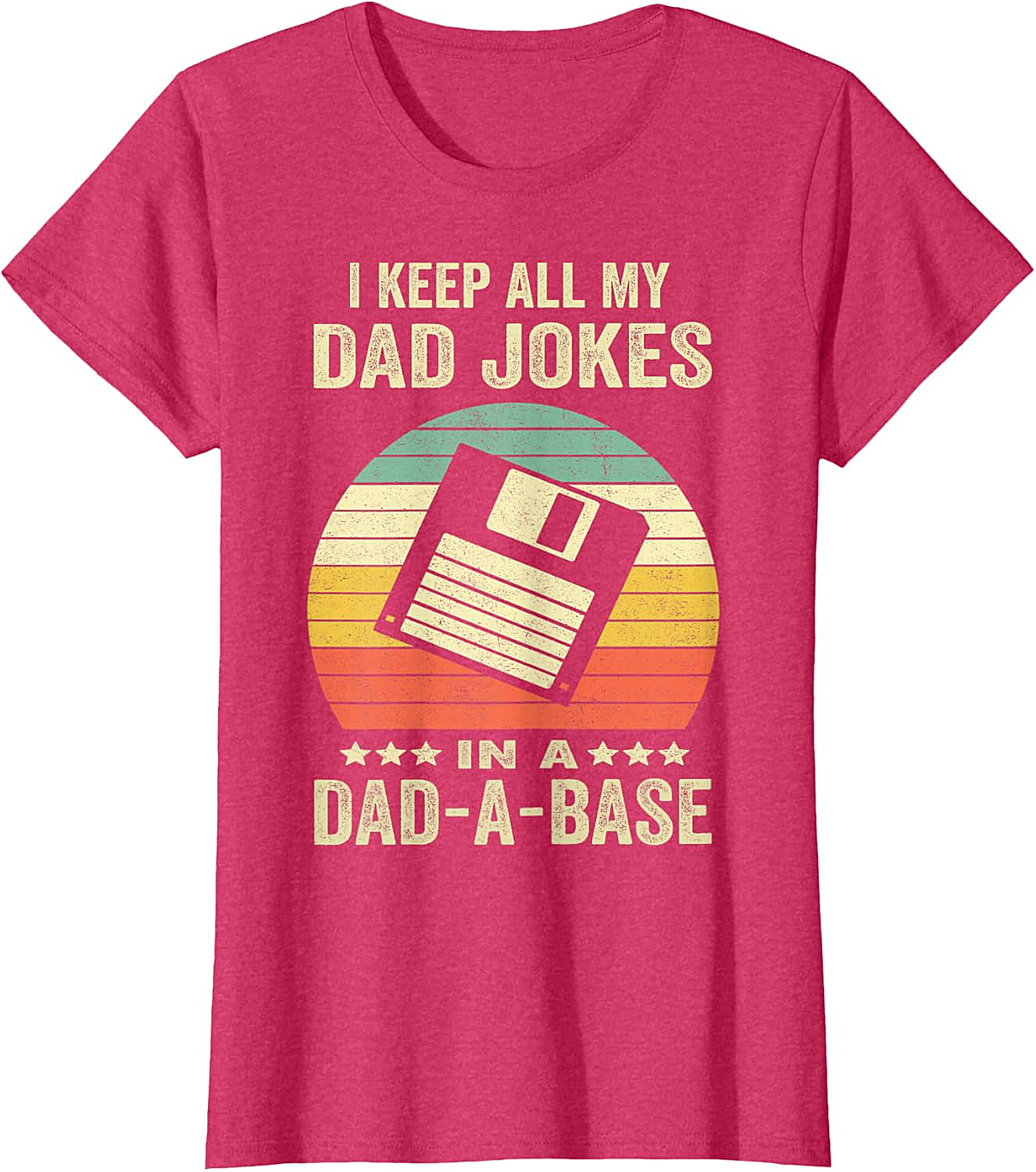  Dad-A-Base Retro T-Shirt  Funny Dad Joke Graphic Tee