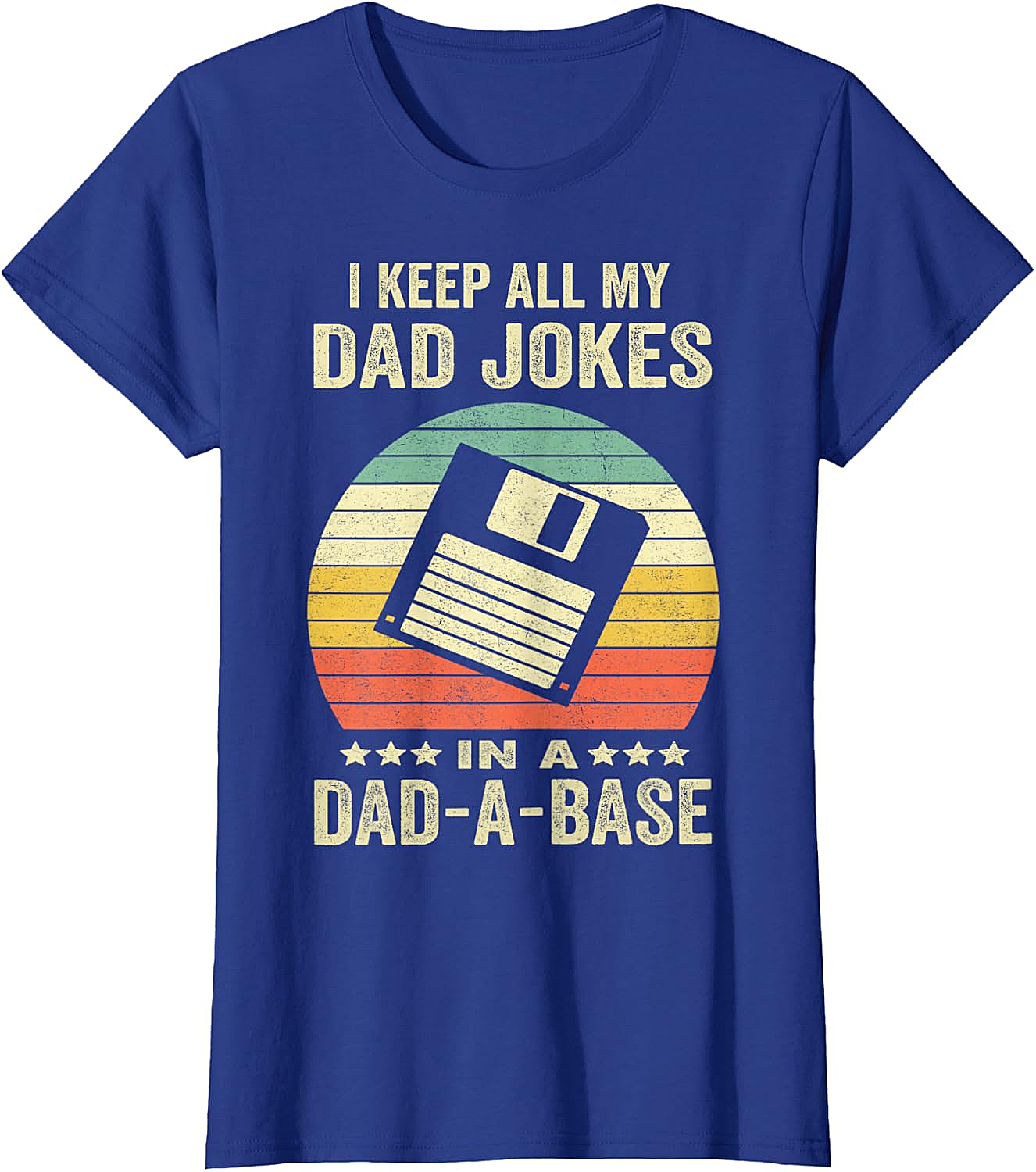  Dad-A-Base Retro T-Shirt  Funny Dad Joke Graphic Tee