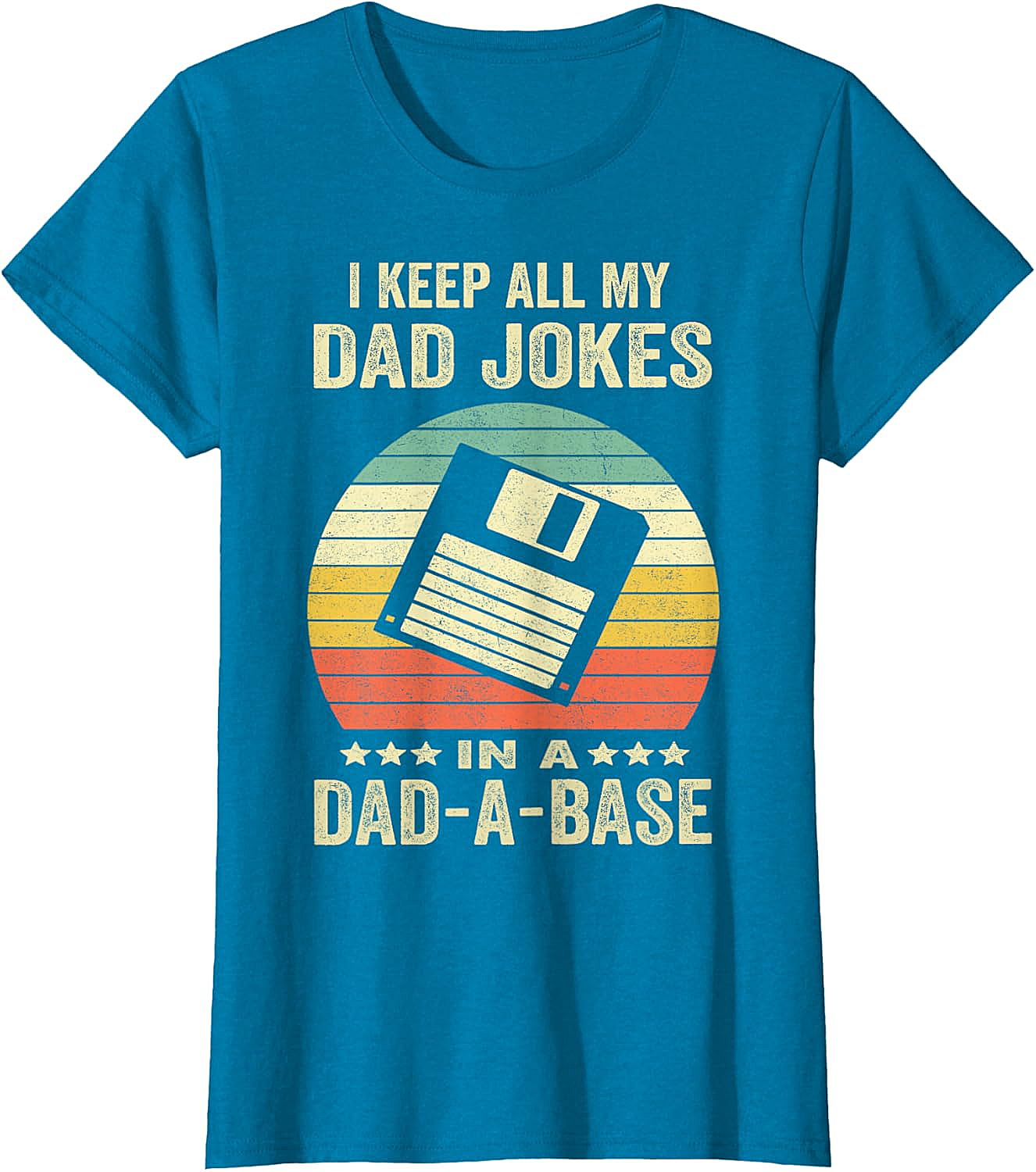  Dad-A-Base Retro T-Shirt  Funny Dad Joke Graphic Tee