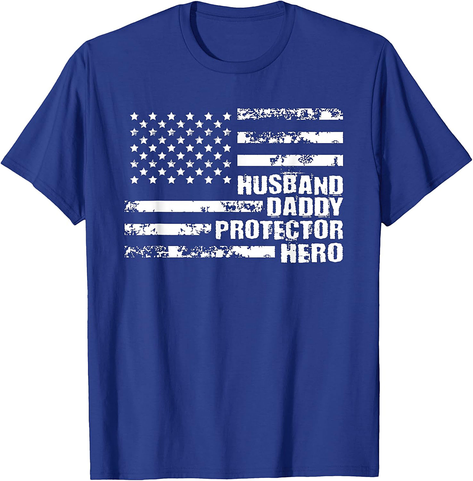 Husband Daddy Protector Hero T-Shirt | Patriotic Gift for Men