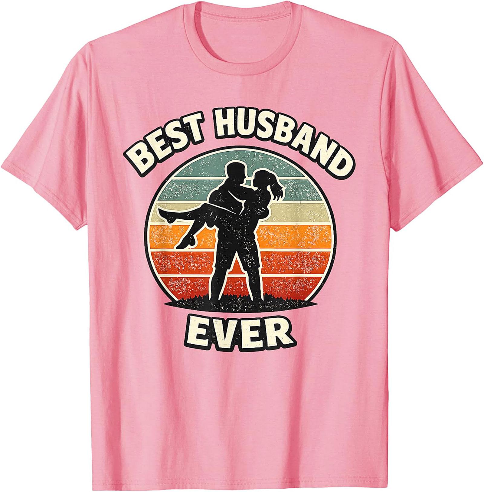Best Husband Ever Retro Sunset T-Shirt - Perfect Gift Idea