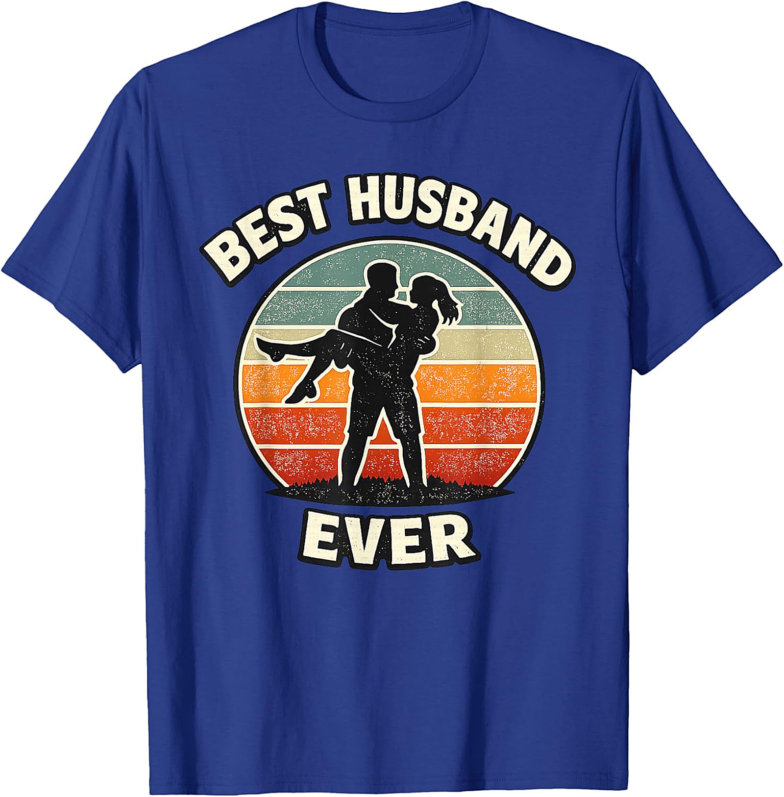 Best Husband Ever Retro Sunset T-Shirt - Perfect Gift Idea