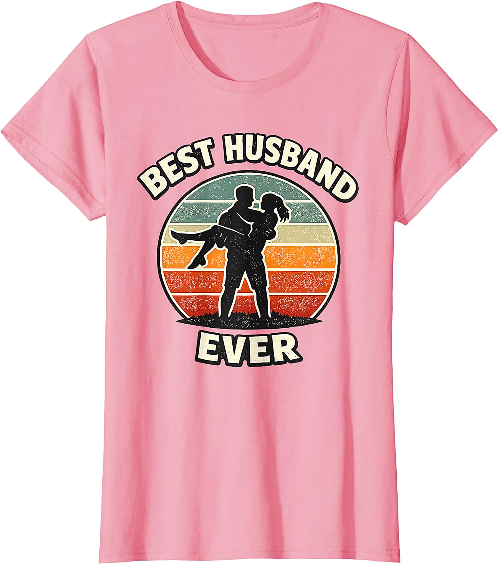 Best Husband Ever Retro Sunset T-Shirt - Perfect Gift Idea