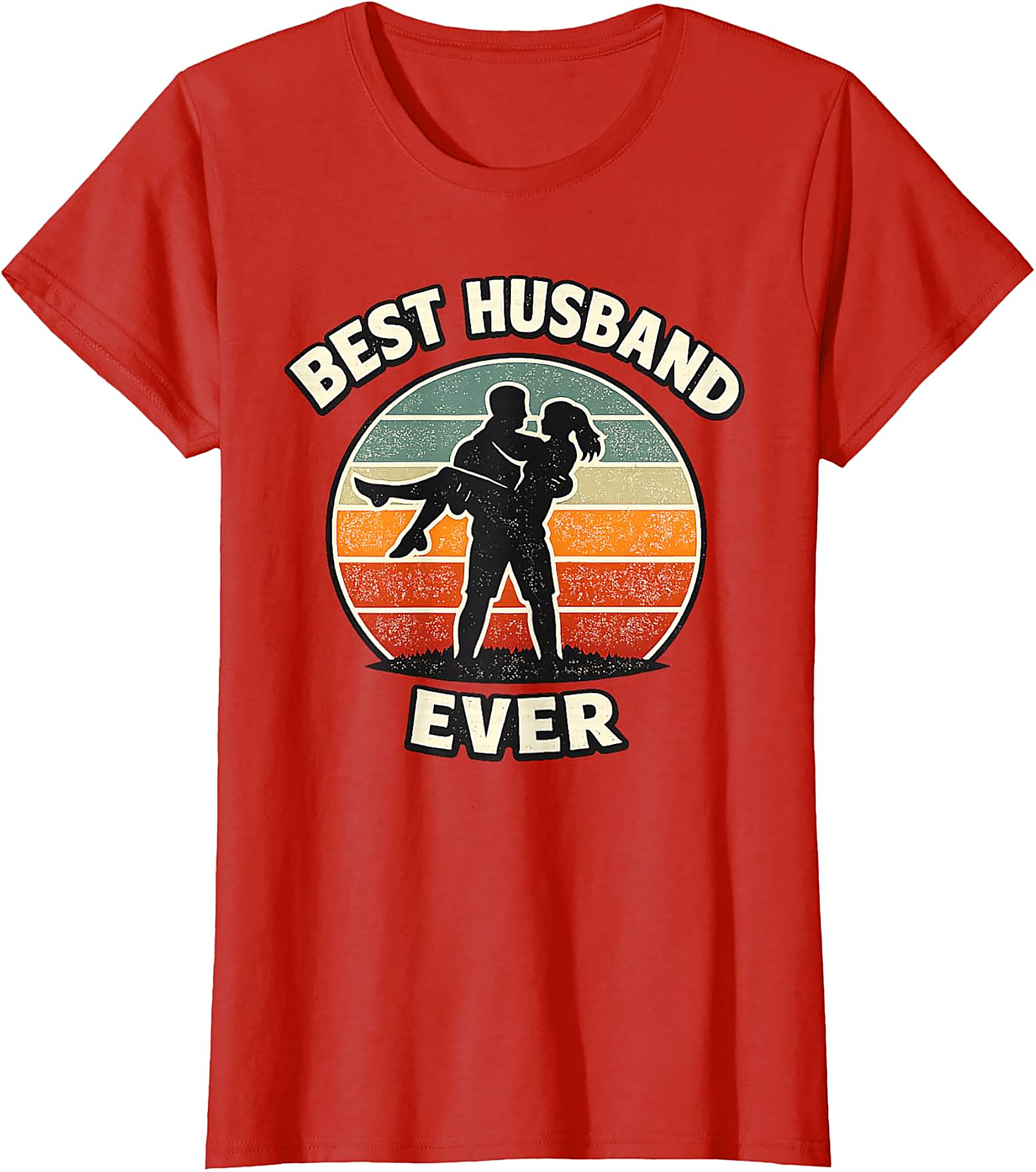 Best Husband Ever Retro Sunset T-Shirt - Perfect Gift Idea