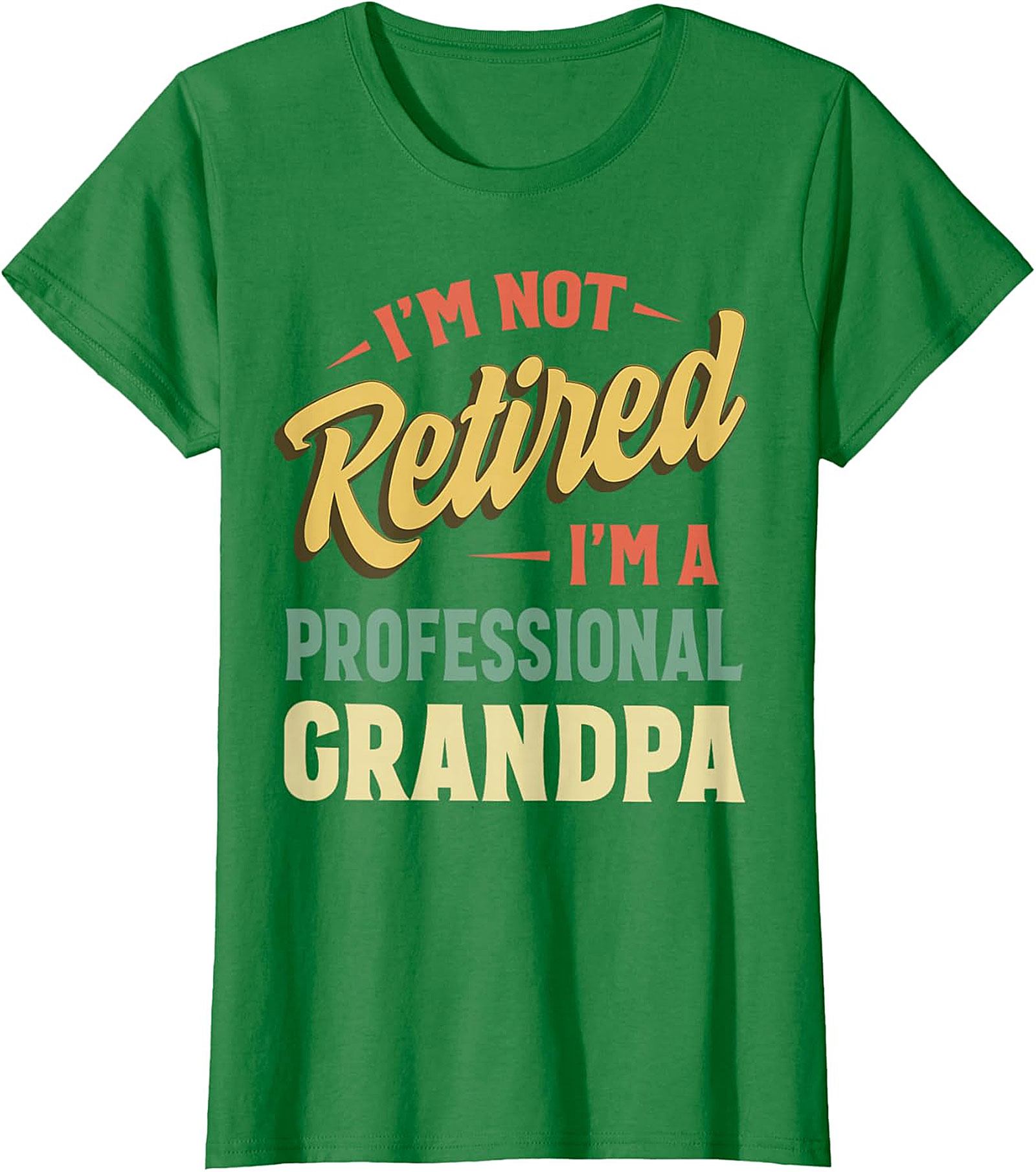 Professional Grandpa T-Shirt | Funny Retro Retirement Tee