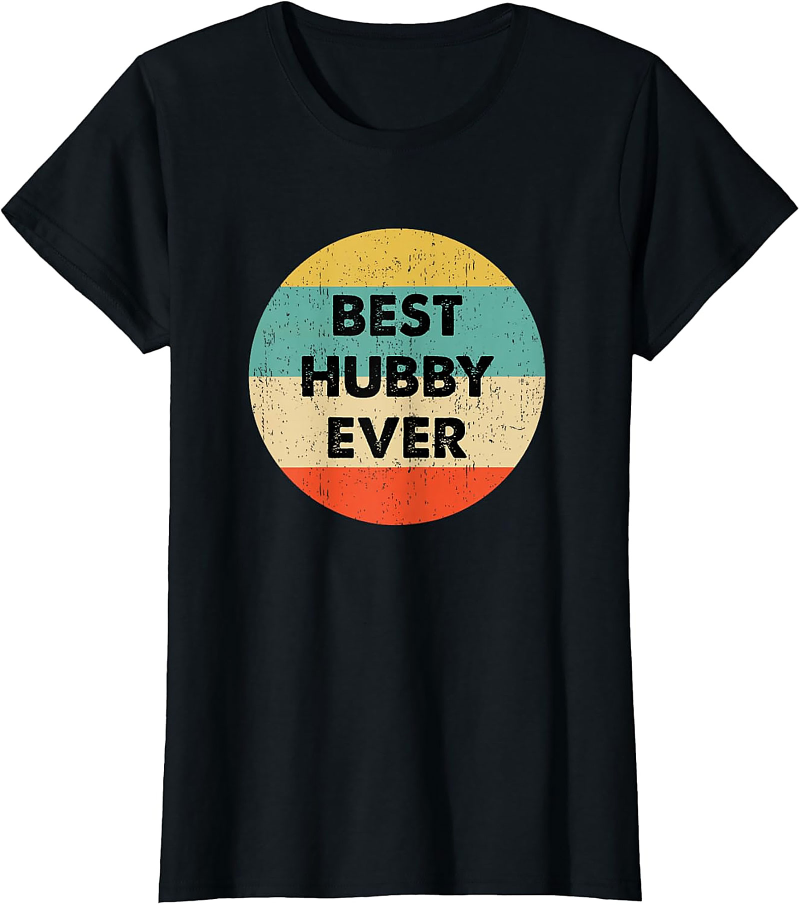 Best Hubby Ever T-Shirt - Retro Vintage Husband Graphic Tee