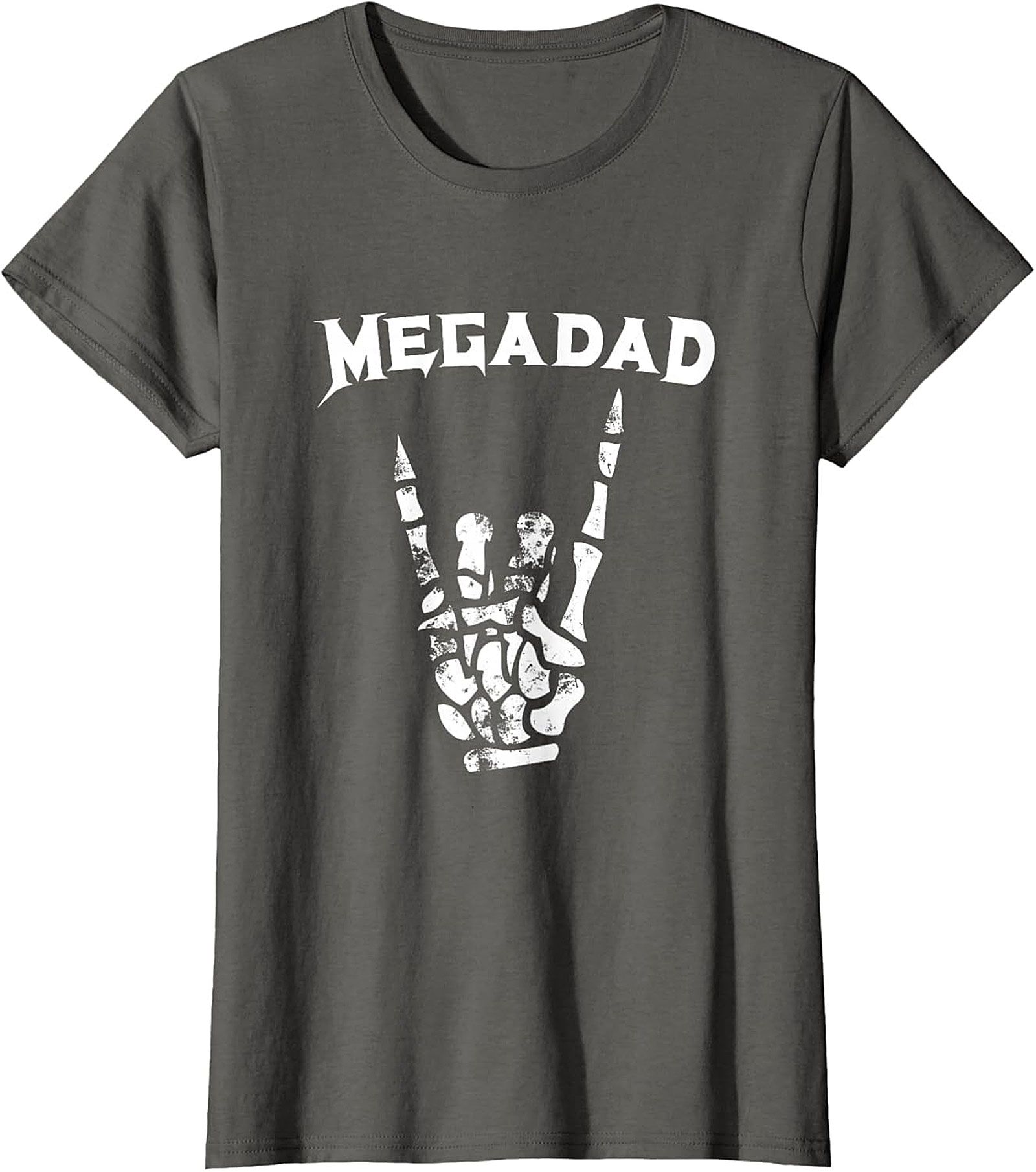 Megadad Rock On T-Shirt | Funny Heavy Metal Gift for Dad