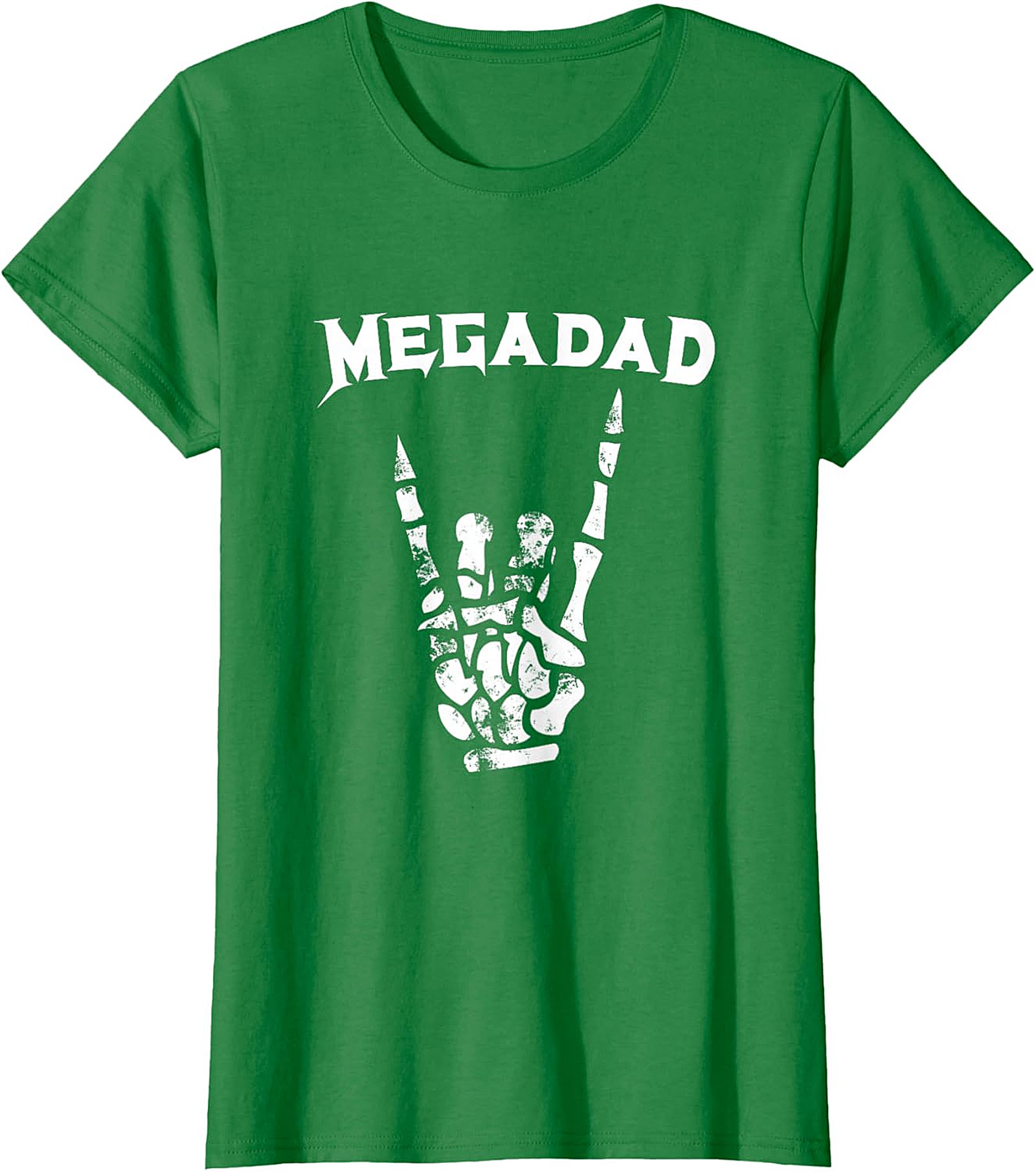  Megadad Rock On T-Shirt | Funny Heavy Metal Gift for Dad