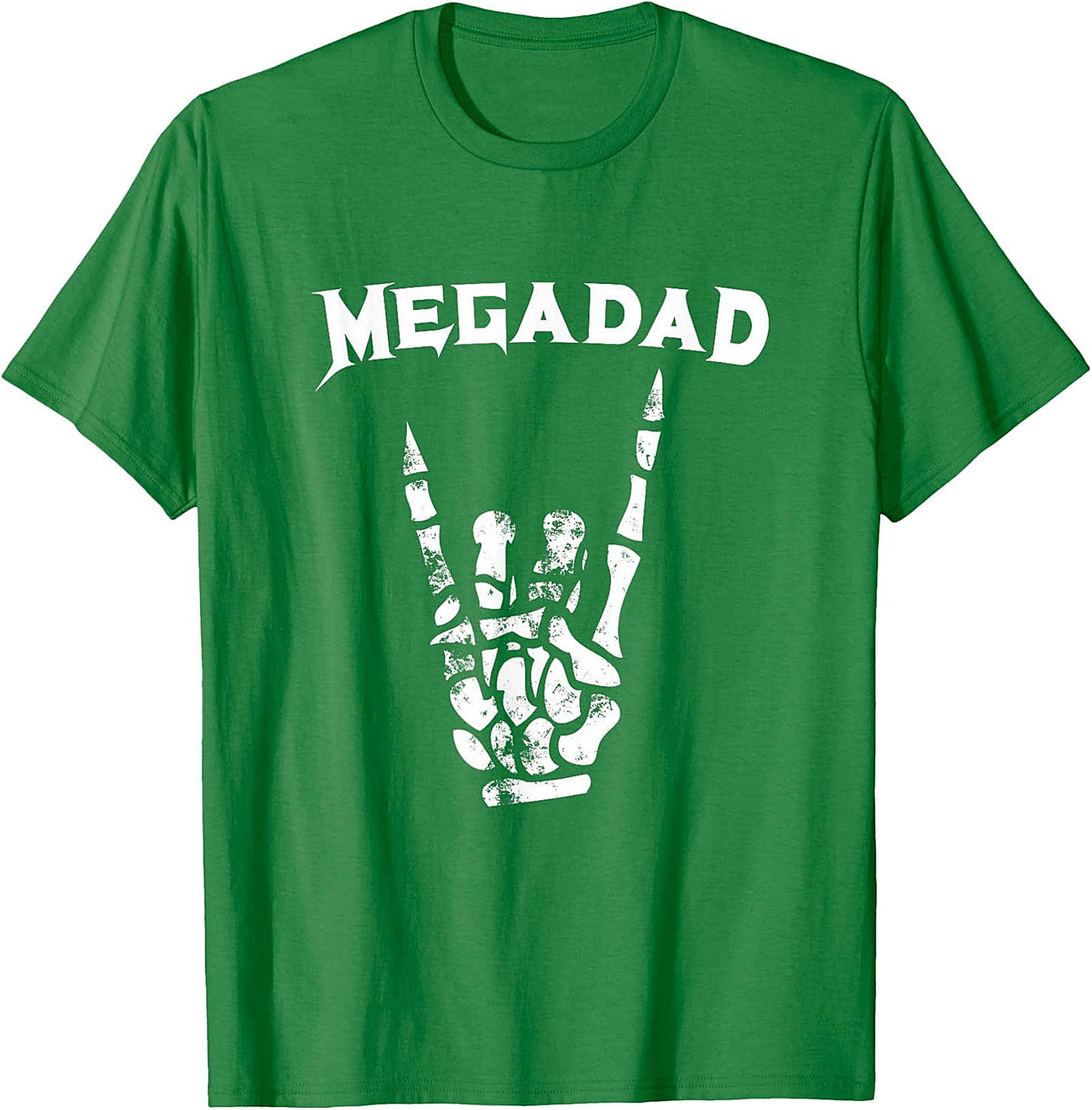  Megadad Rock On T-Shirt | Funny Heavy Metal Gift for Dad