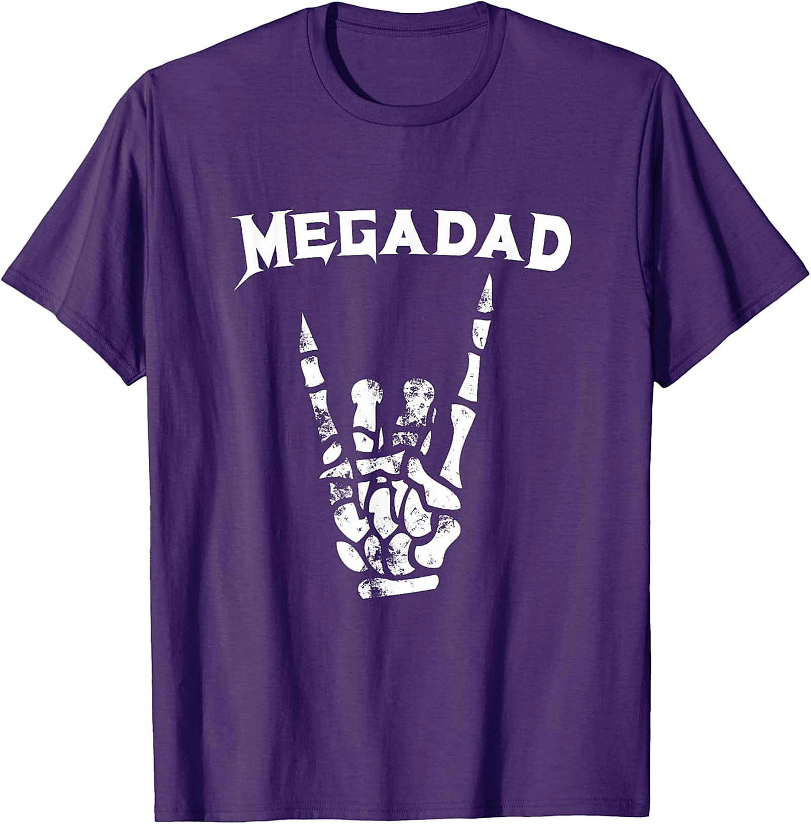  Megadad Rock On T-Shirt | Funny Heavy Metal Gift for Dad