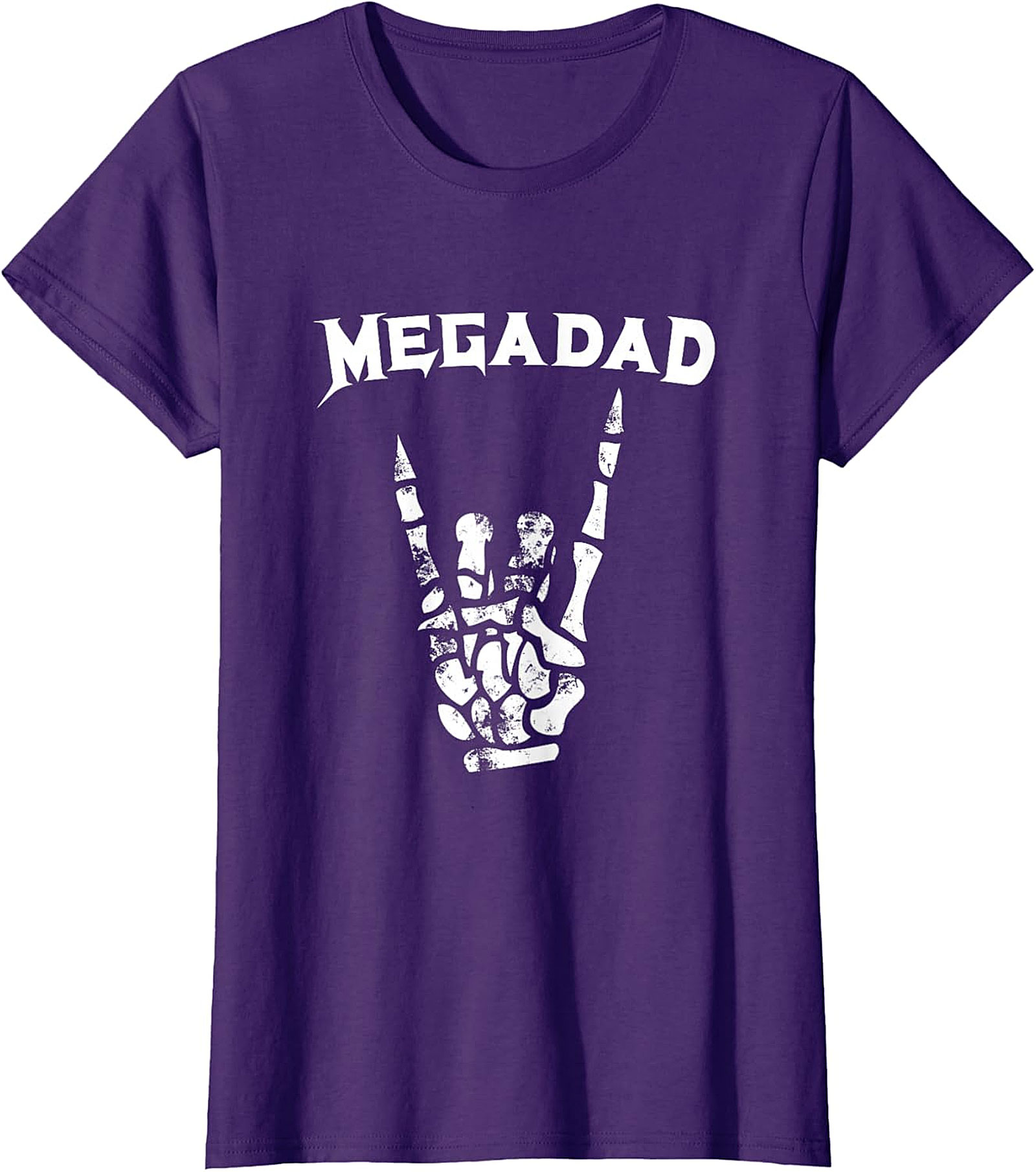  Megadad Rock On T-Shirt | Funny Heavy Metal Gift for Dad