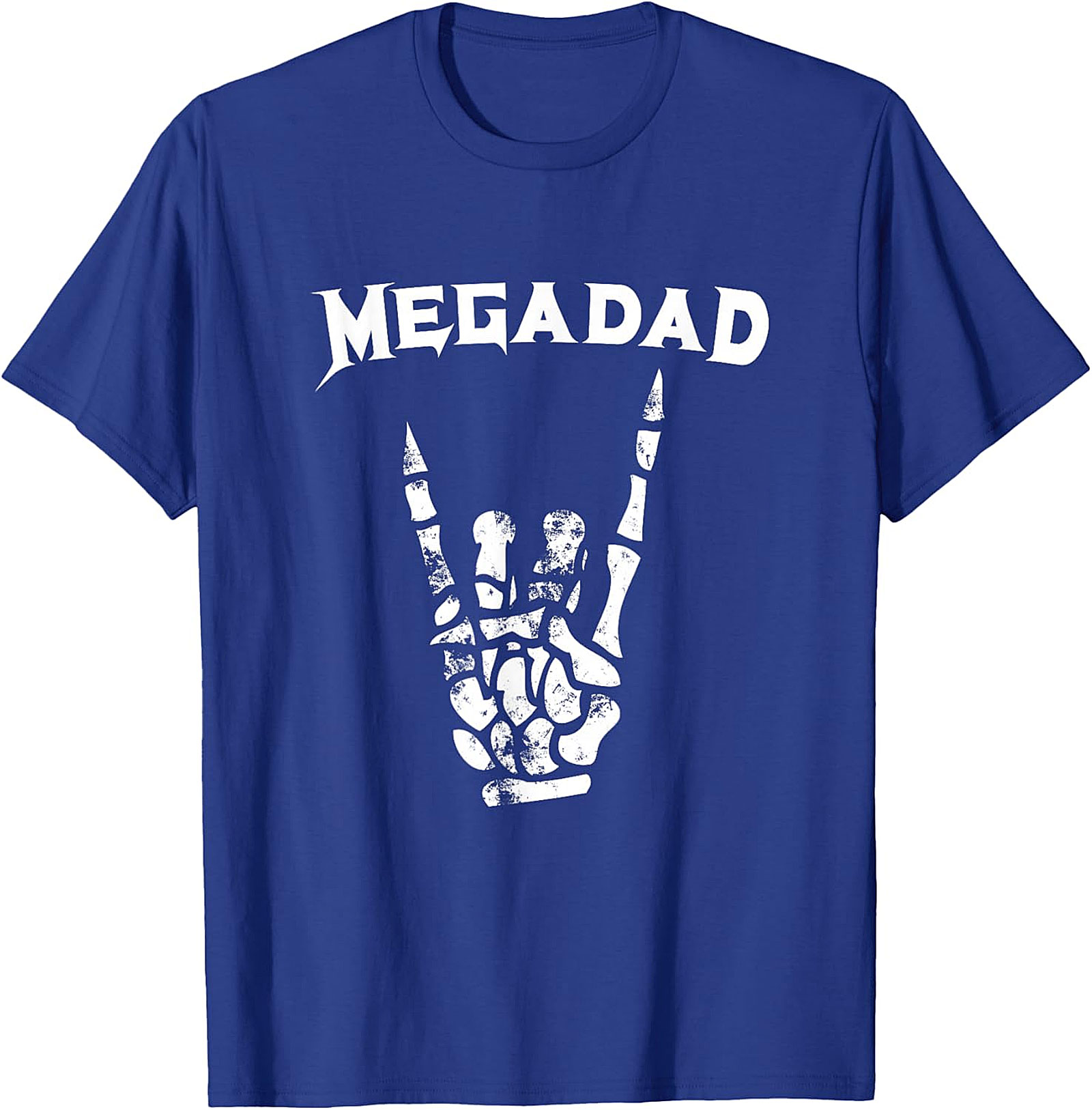  Megadad Rock On T-Shirt | Funny Heavy Metal Gift for Dad