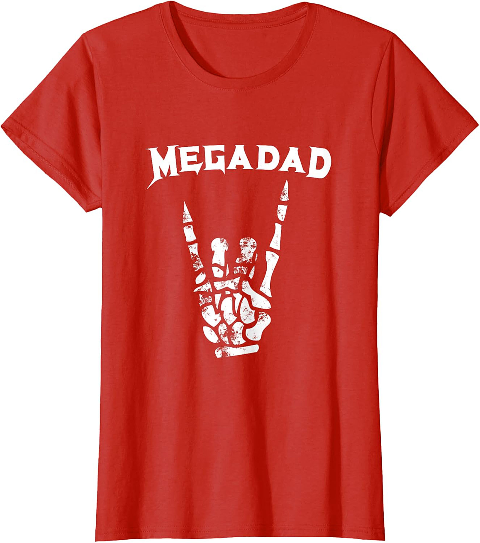 Megadad Rock On T-Shirt | Funny Heavy Metal Gift for Dad