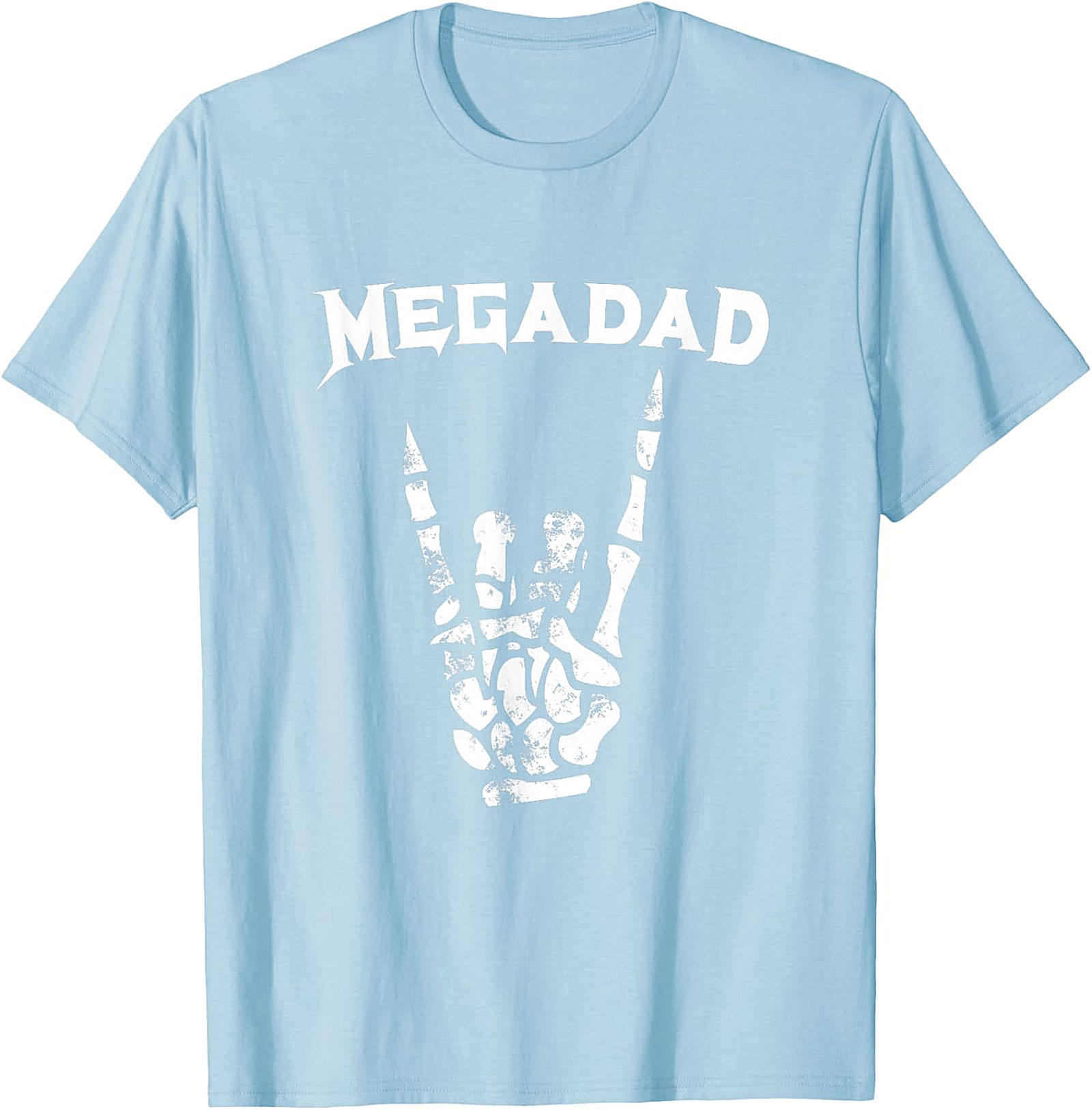  Megadad Rock On T-Shirt | Funny Heavy Metal Gift for Dad