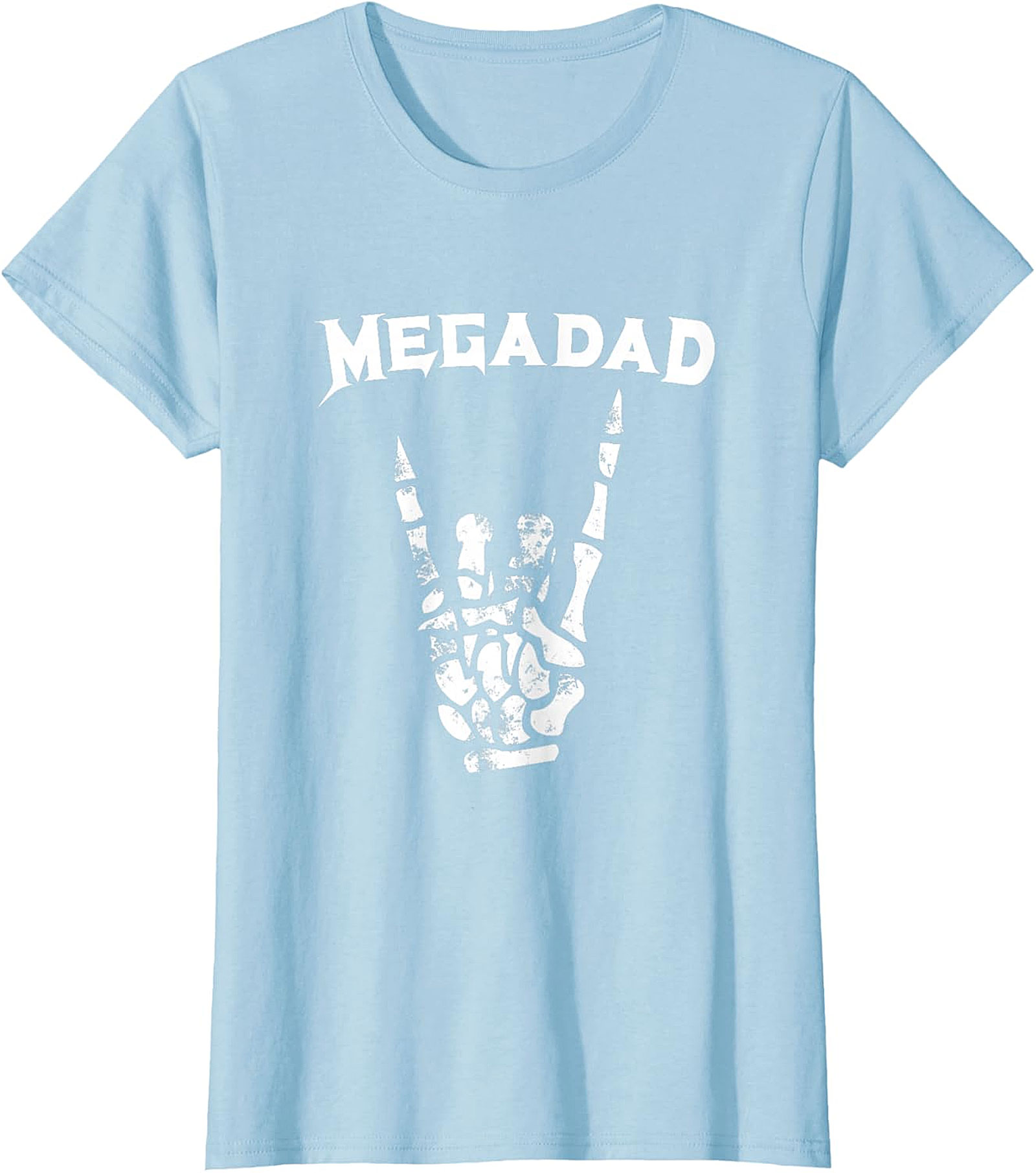  Megadad Rock On T-Shirt | Funny Heavy Metal Gift for Dad