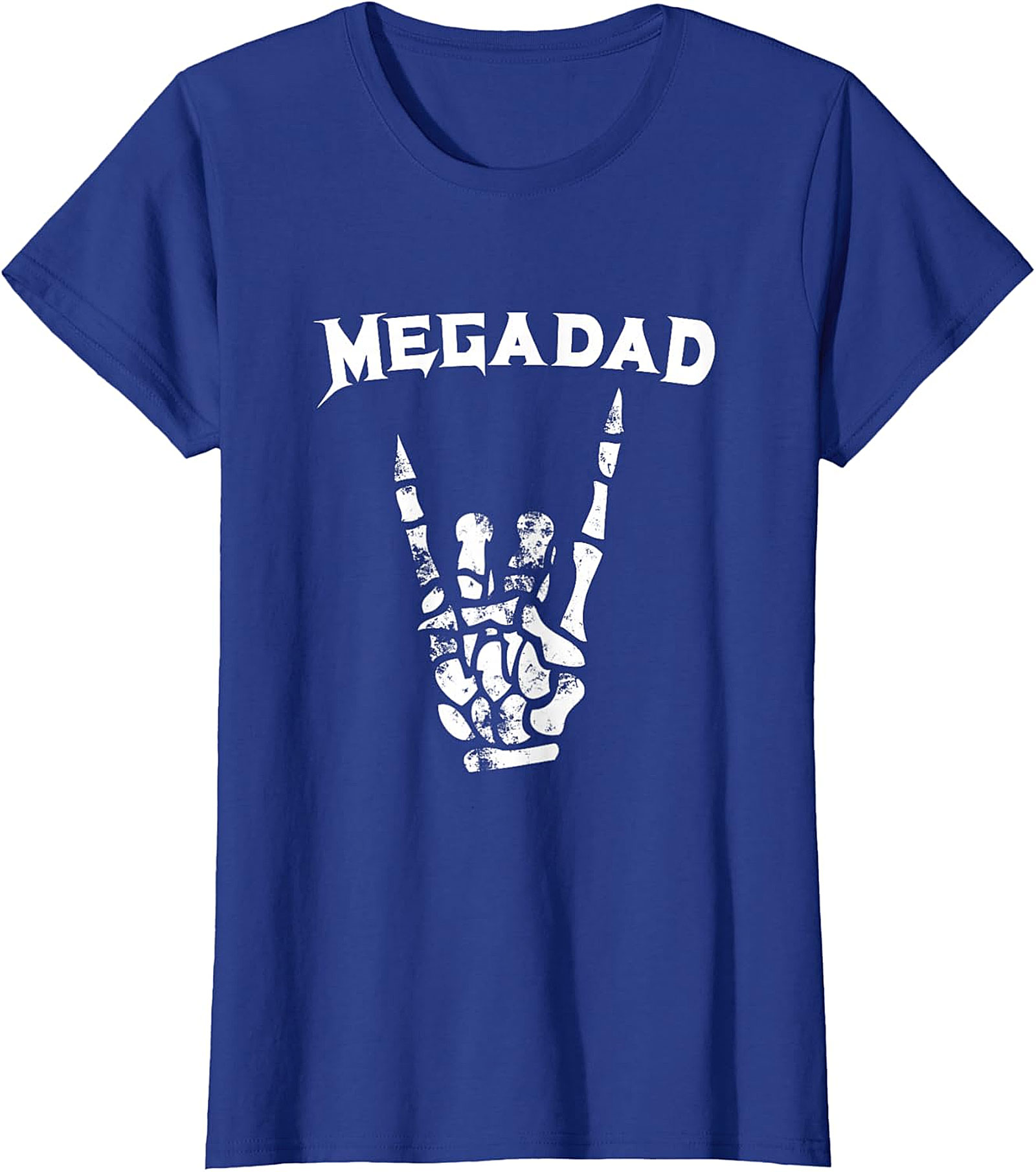  Megadad Rock On T-Shirt | Funny Heavy Metal Gift for Dad