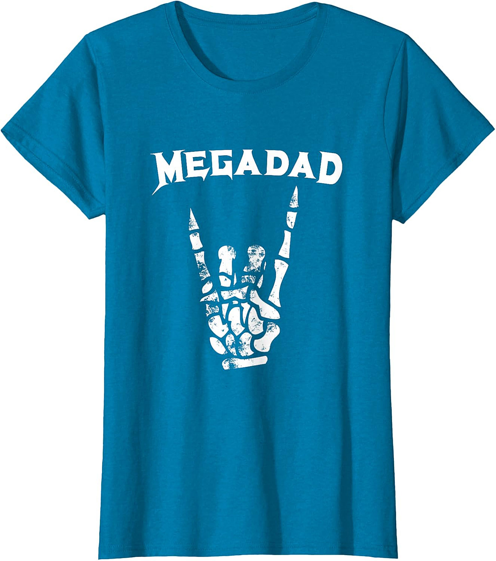  Megadad Rock On T-Shirt | Funny Heavy Metal Gift for Dad