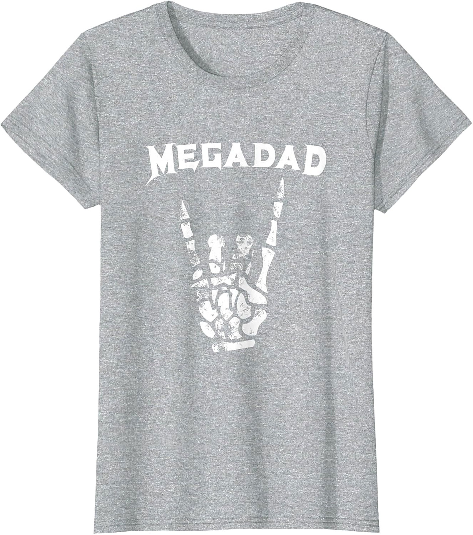  Megadad Rock On T-Shirt | Funny Heavy Metal Gift for Dad