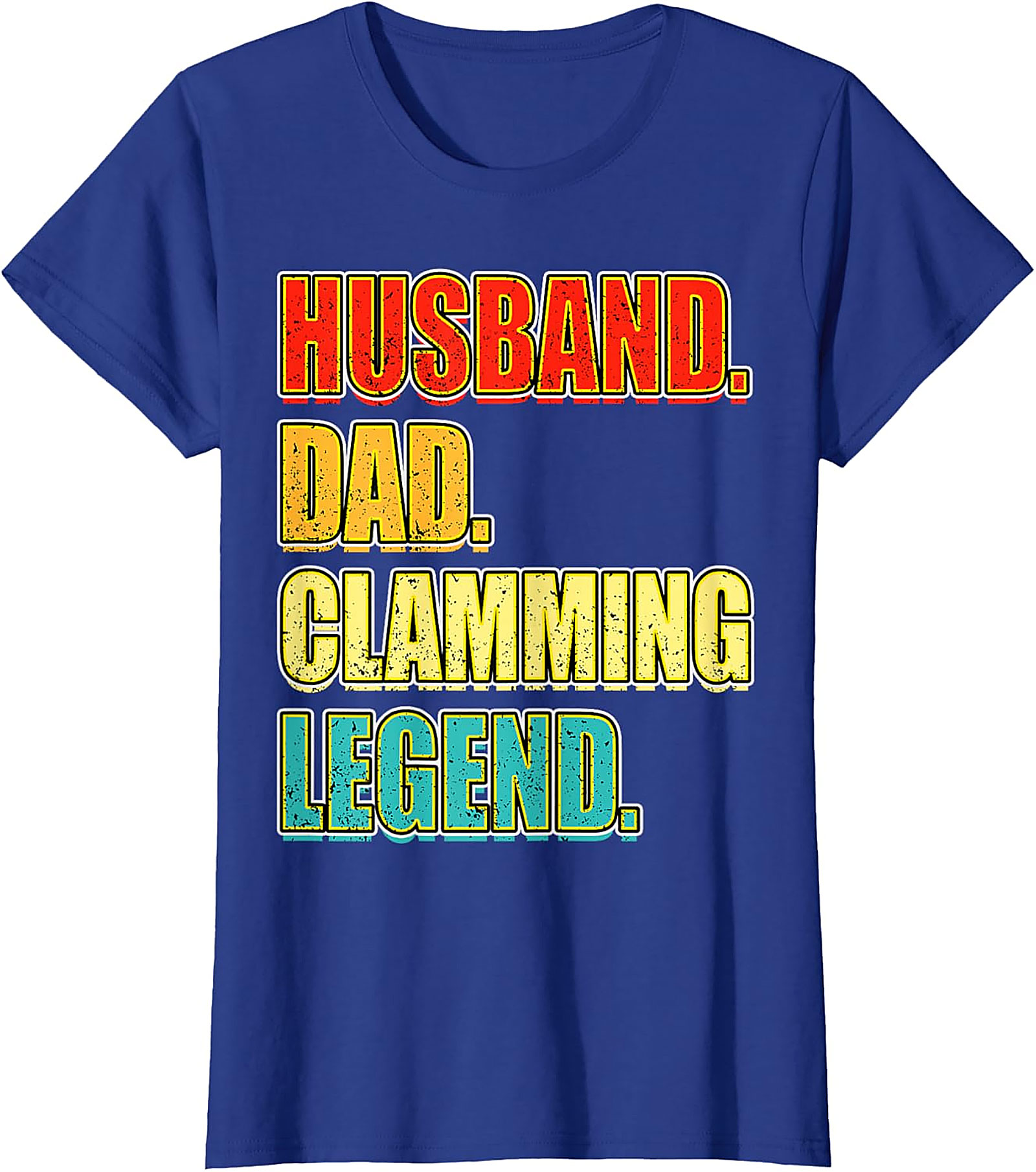 Husband Dad Clamming Legend T-Shirt | Funny Gift for Men