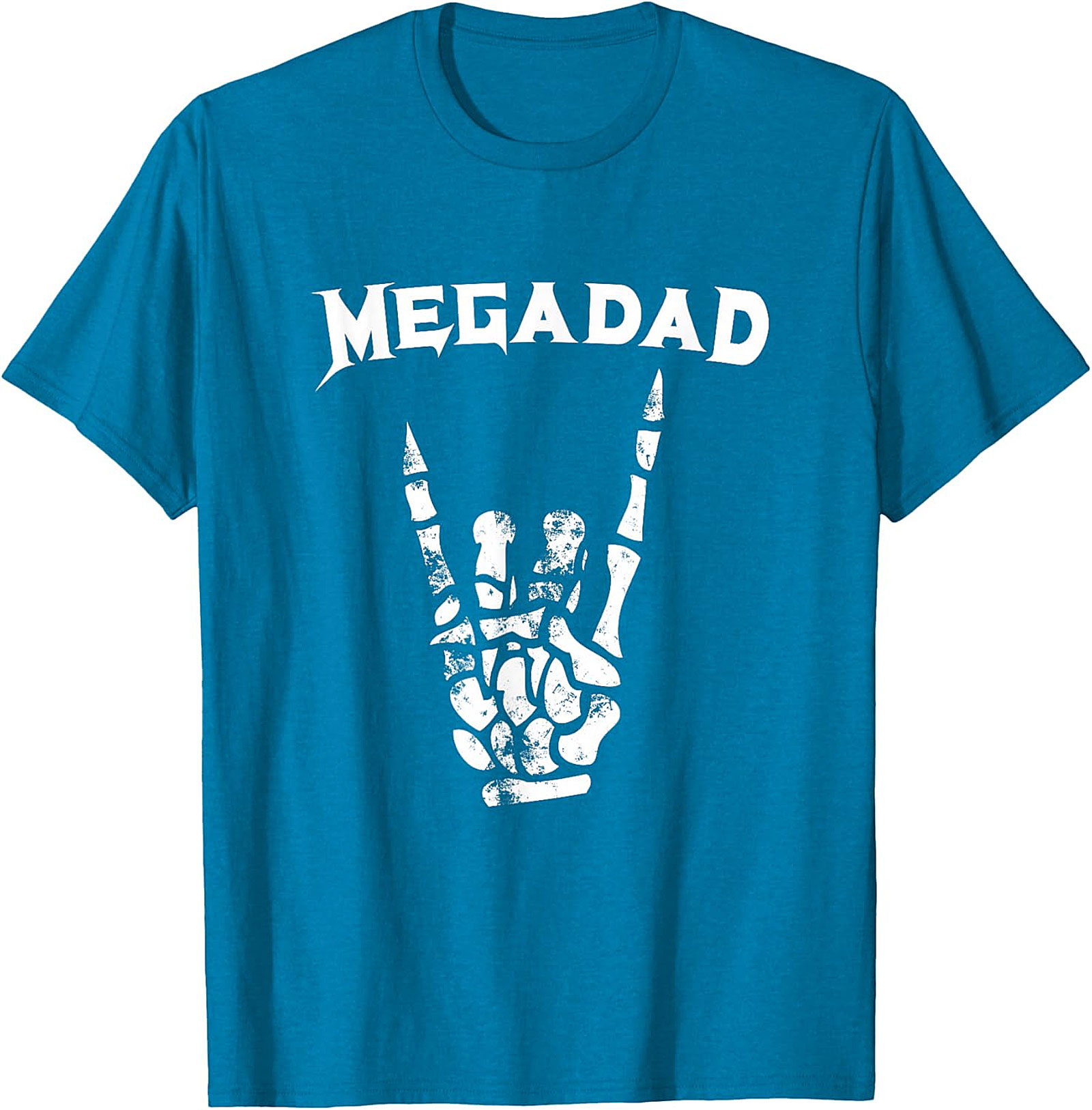  Megadad Rock On T-Shirt | Funny Heavy Metal Gift for Dad