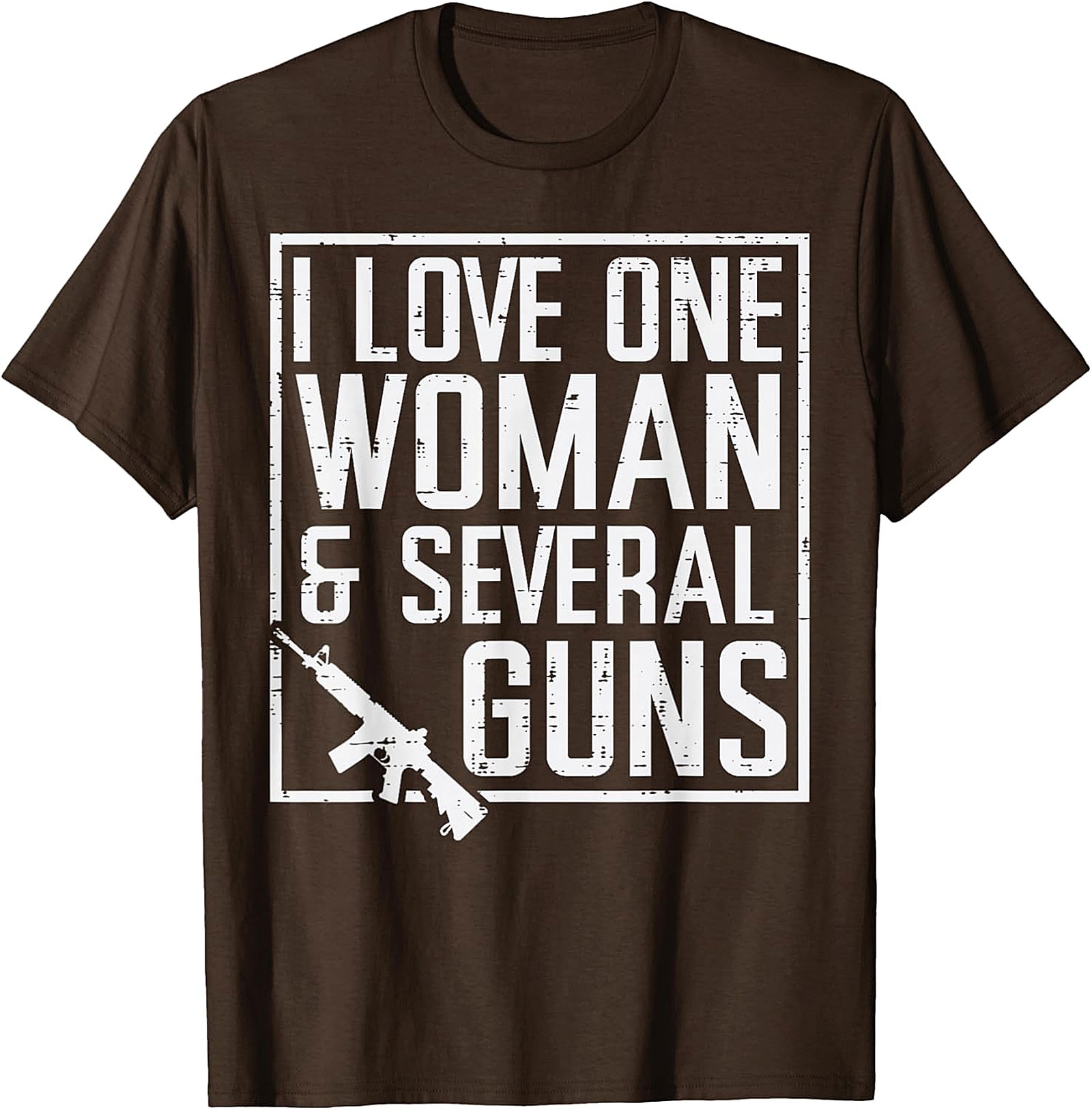 I Love One Woman and Several Guns T-Shirt | Funny 2A Tee
