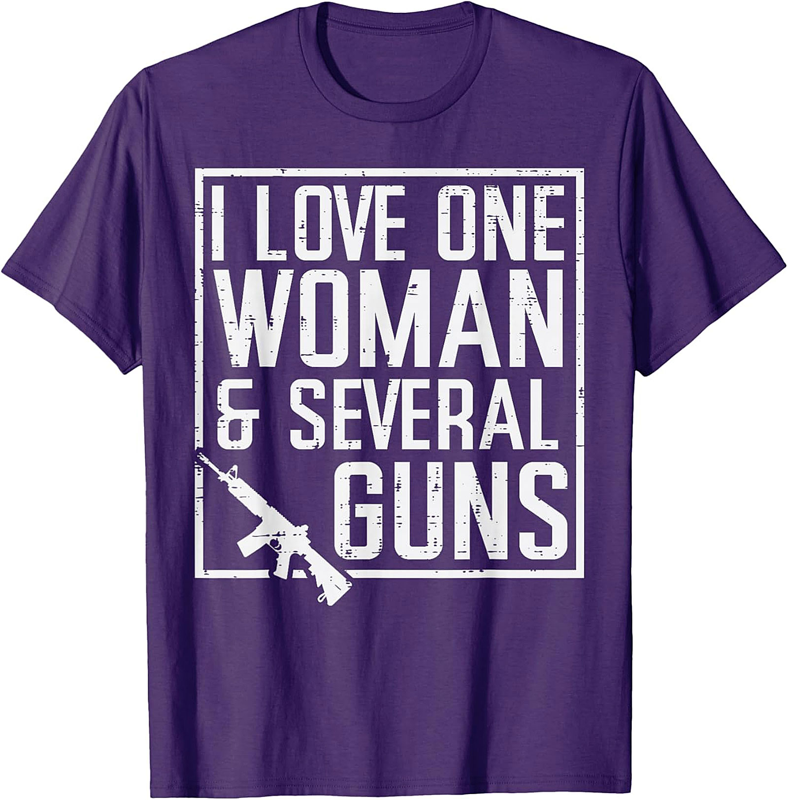 I Love One Woman and Several Guns T-Shirt | Funny 2A Tee