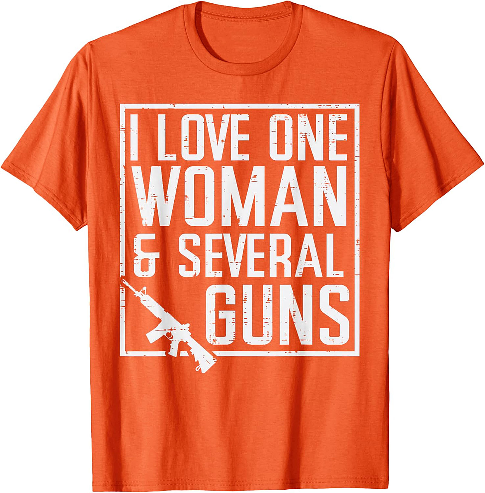 I Love One Woman and Several Guns T-Shirt | Funny 2A Tee