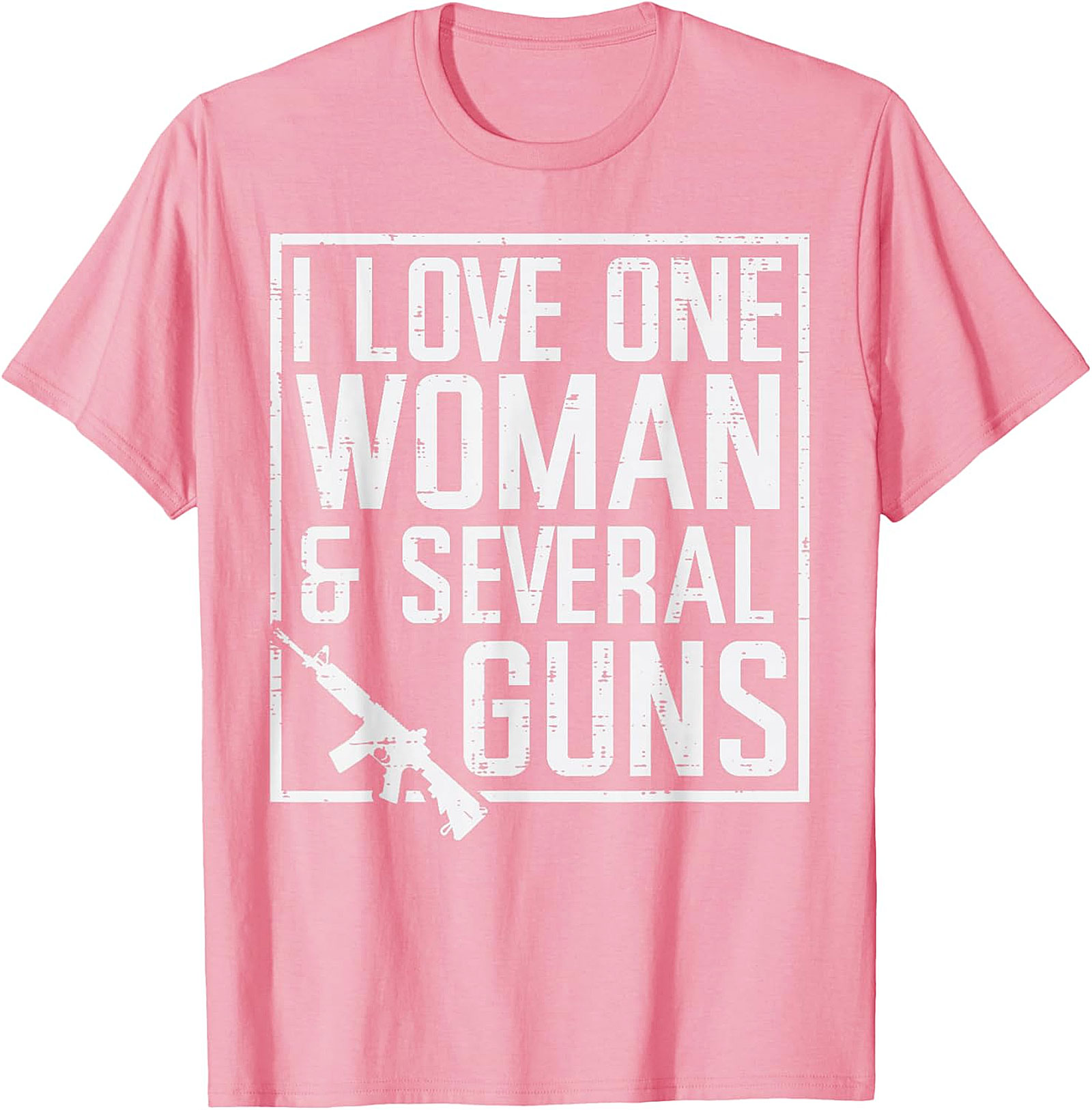 I Love One Woman and Several Guns T-Shirt | Funny 2A Tee