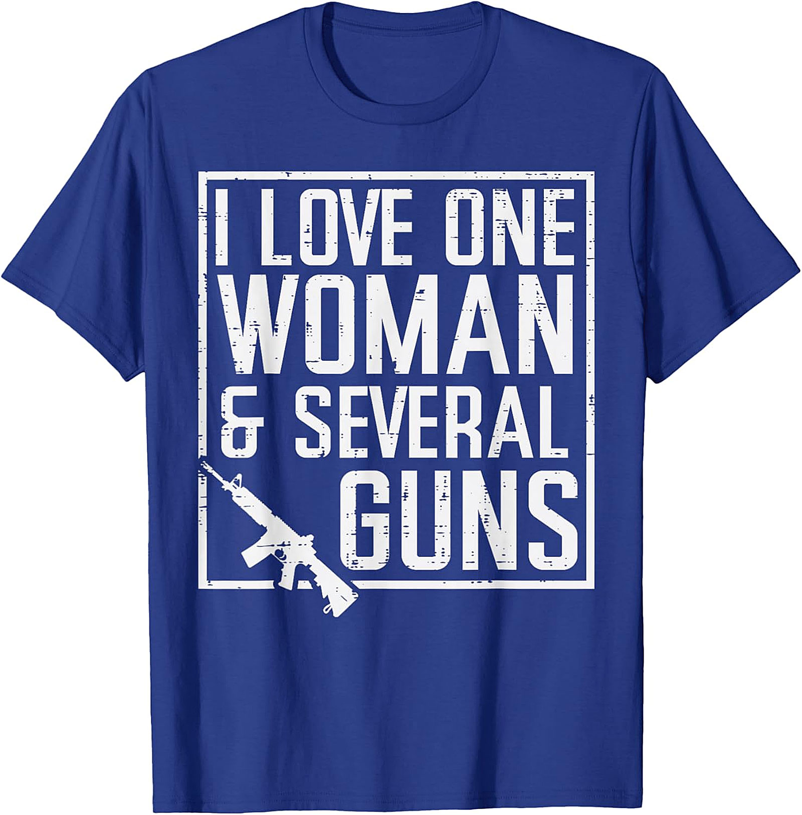 I Love One Woman and Several Guns T-Shirt | Funny 2A Tee