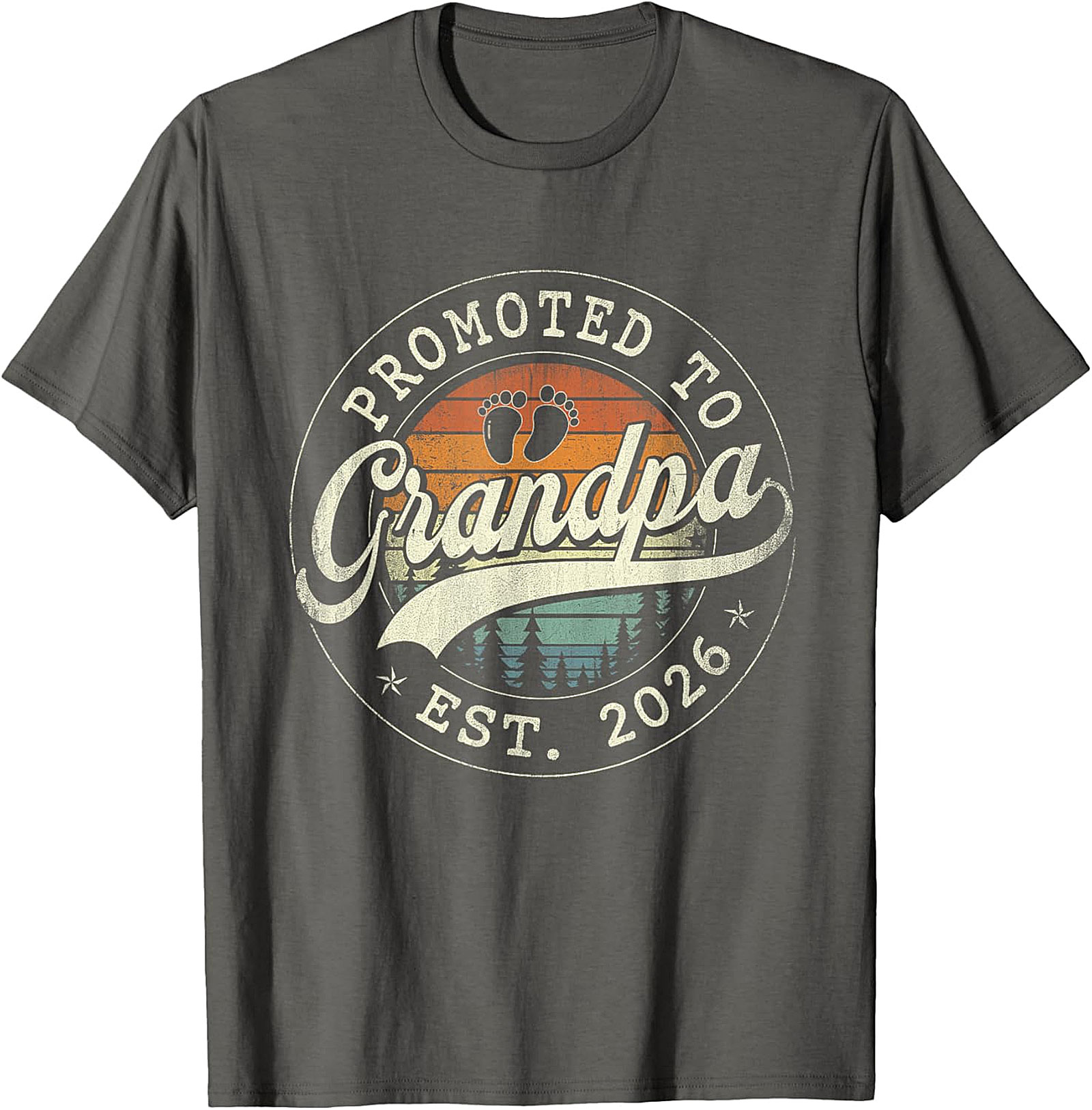 Promoted to Grandpa Est. 2026 T-Shirt | New Grandpa Gift