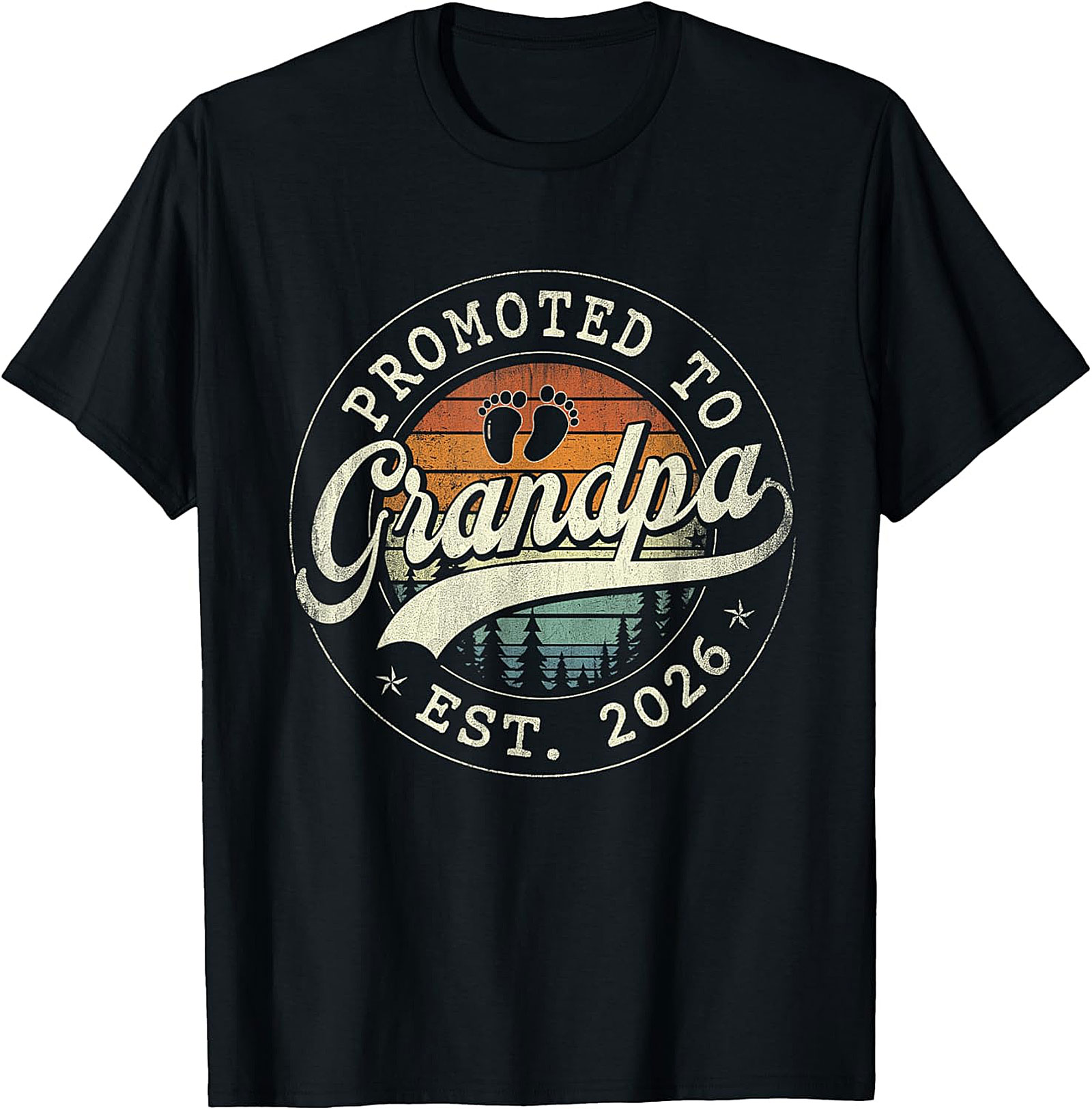 Promoted to Grandpa Est. 2026 T-Shirt | New Grandpa Gift