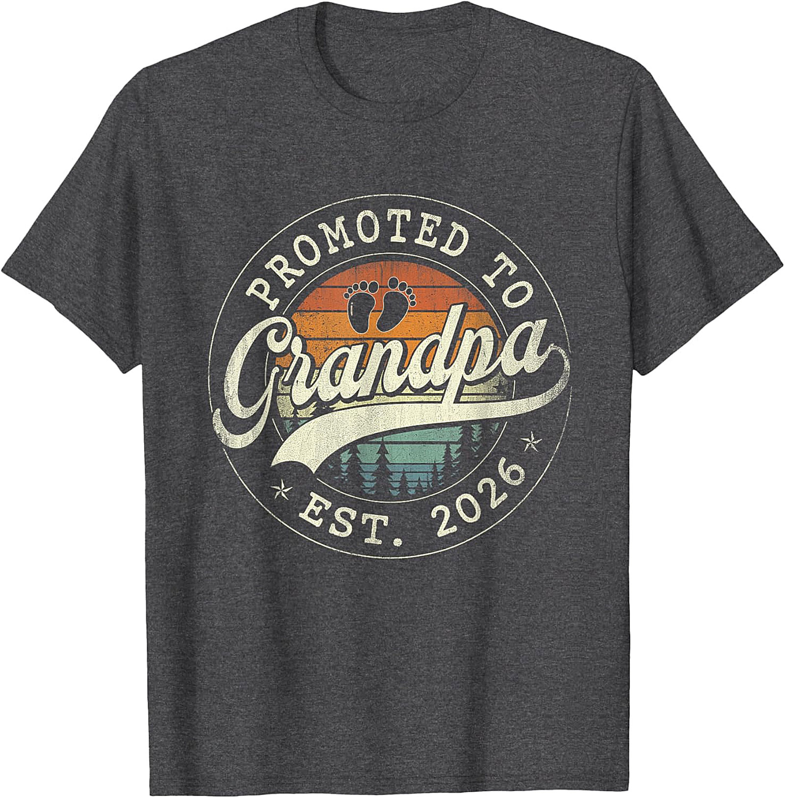 Promoted to Grandpa Est. 2026 T-Shirt | New Grandpa Gift