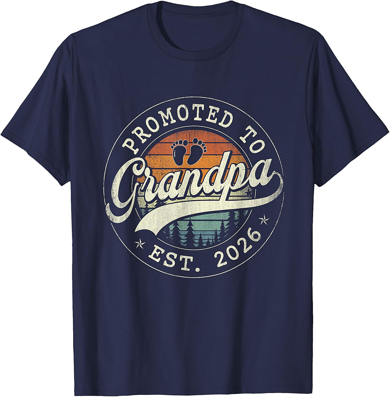 Promoted to Grandpa Est. 2026 T-Shirt | New Grandpa Gift