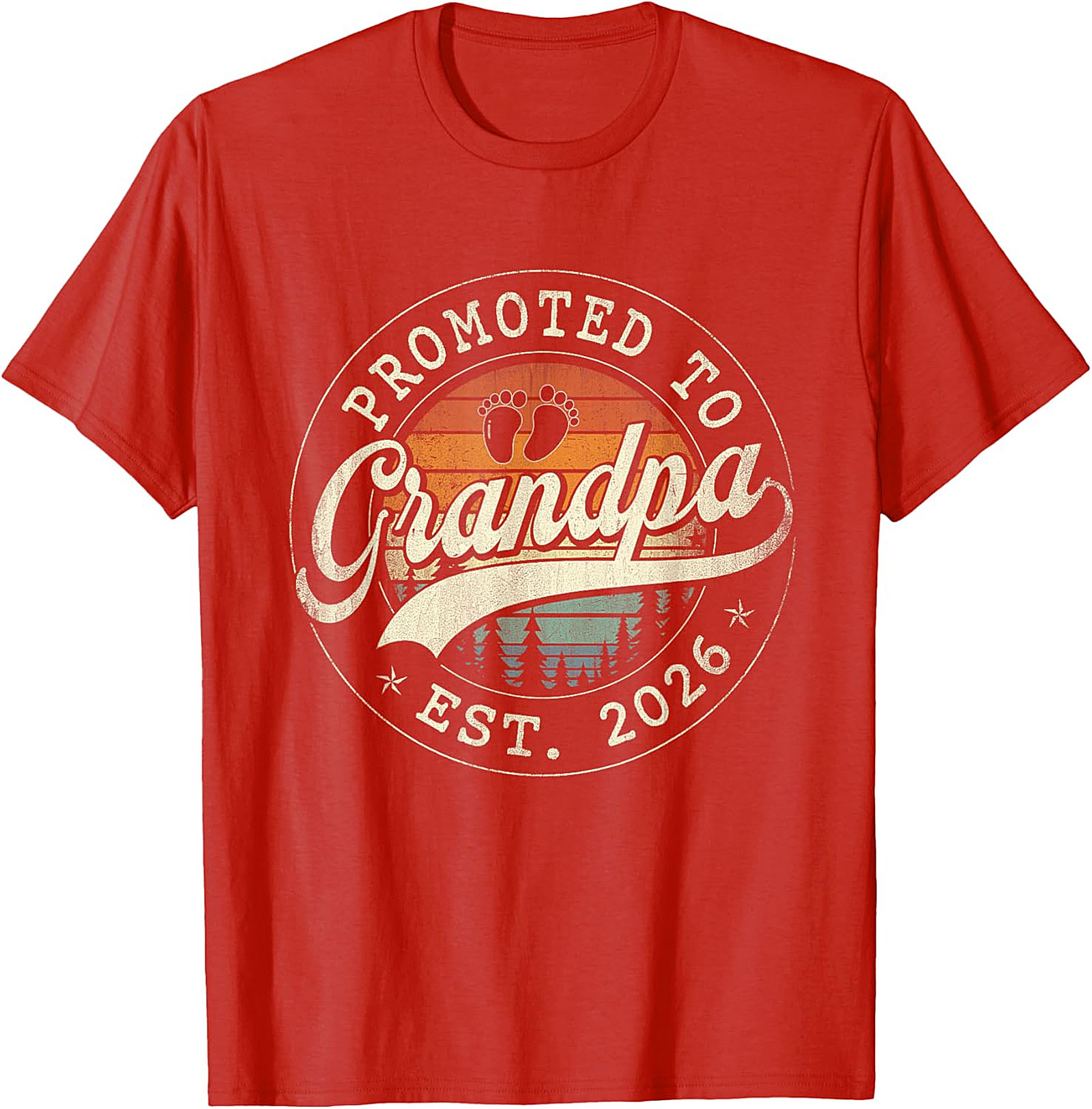 Promoted to Grandpa Est. 2026 T-Shirt | New Grandpa Gift