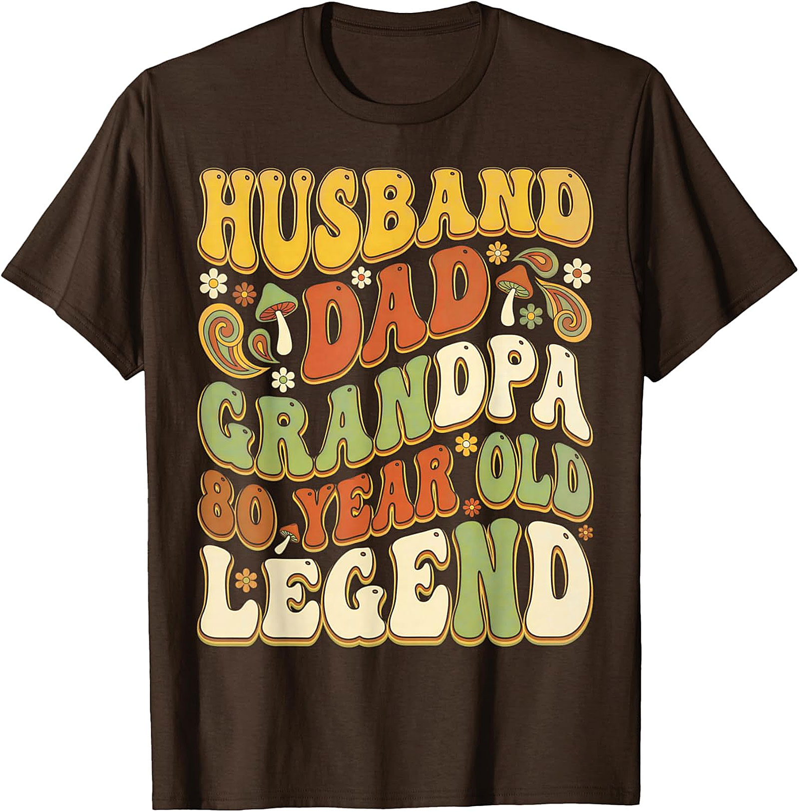 80 Year Old Legend Retro T-Shirt | 80th Birthday Gift for Him